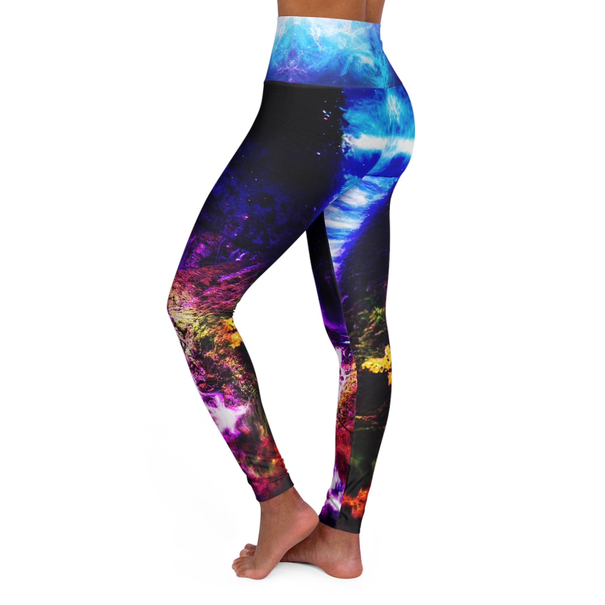 Creation's Heaven Abalone Lake Dreams  High Waisted Yoga Leggings