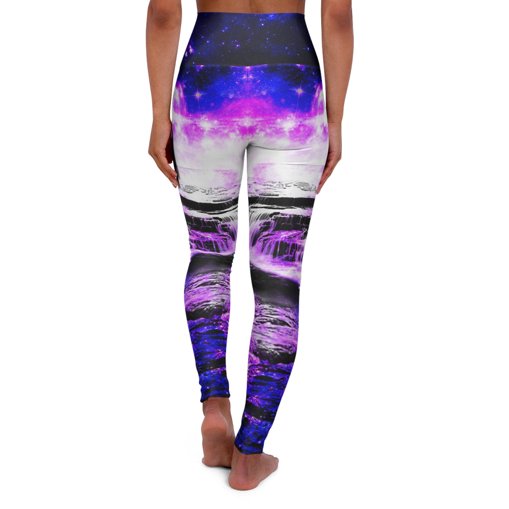 Amethyst Rose Majical Sea Dreams High Waisted Yoga Leggings