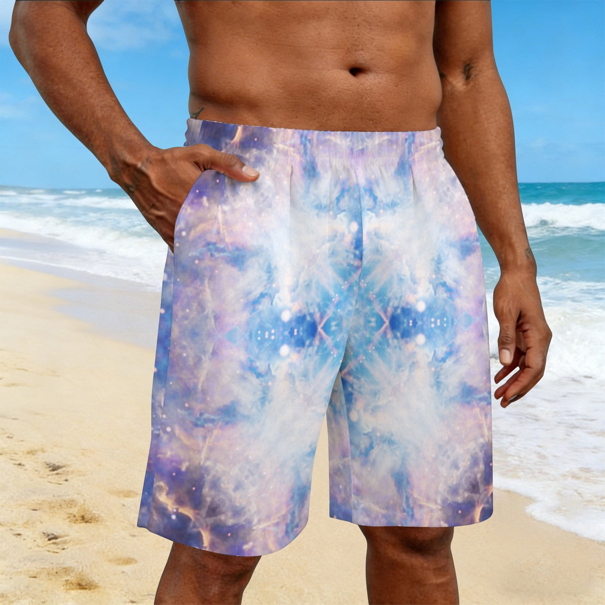 Katerina's Winterborn Desires Men's All Over Print Beach Shorts (Sets 26) | Ships from USA