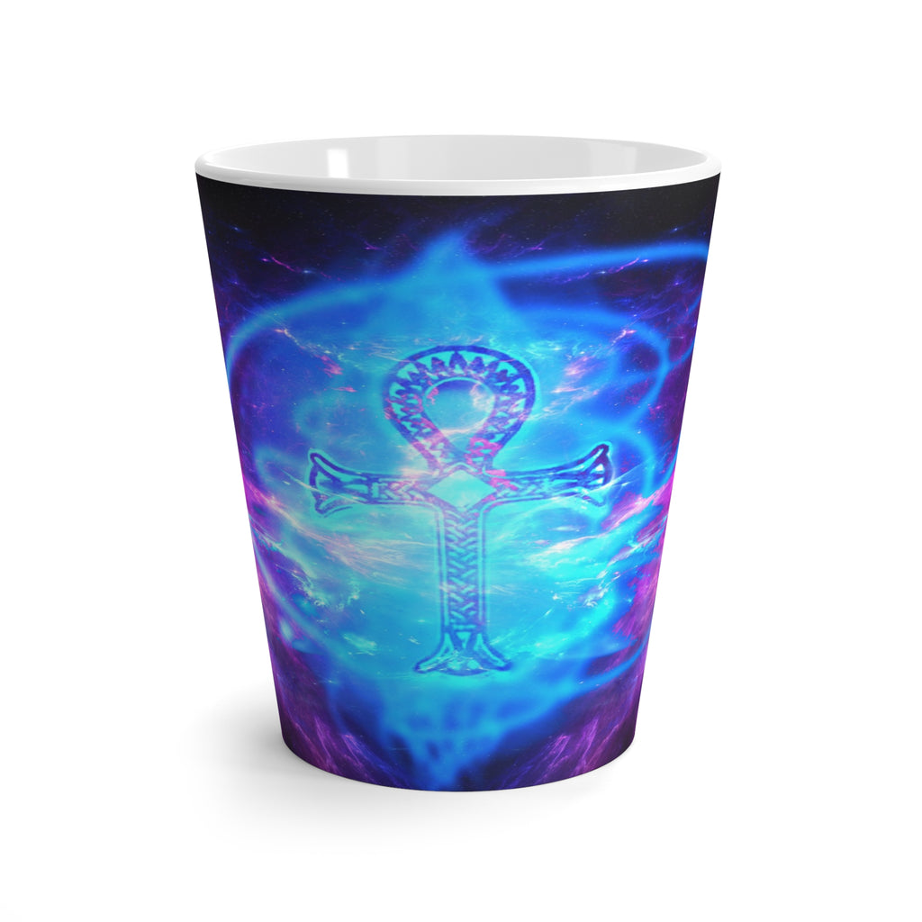 Amethyst Ankh Dreams Latte Mug
