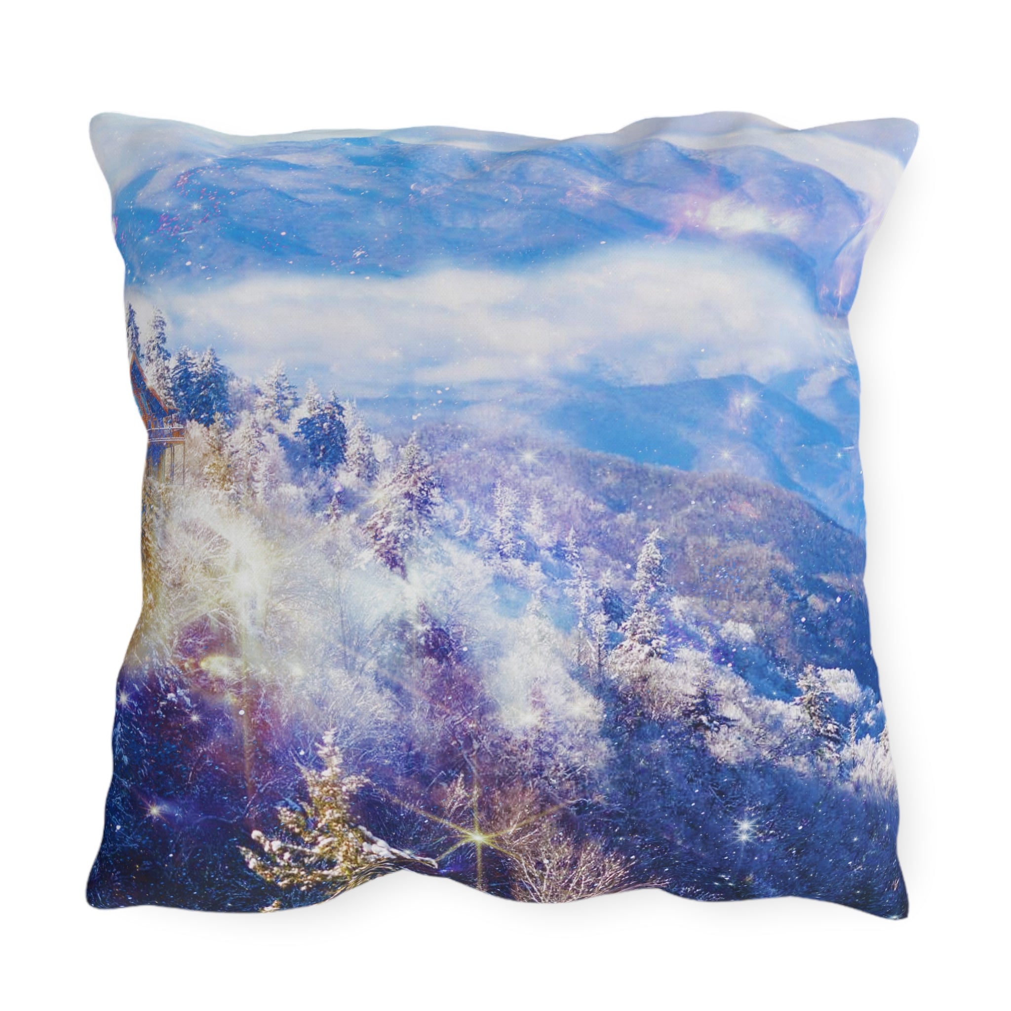 Katerina's Light a Way Smoky Mountain Dreams Outdoor Pillows