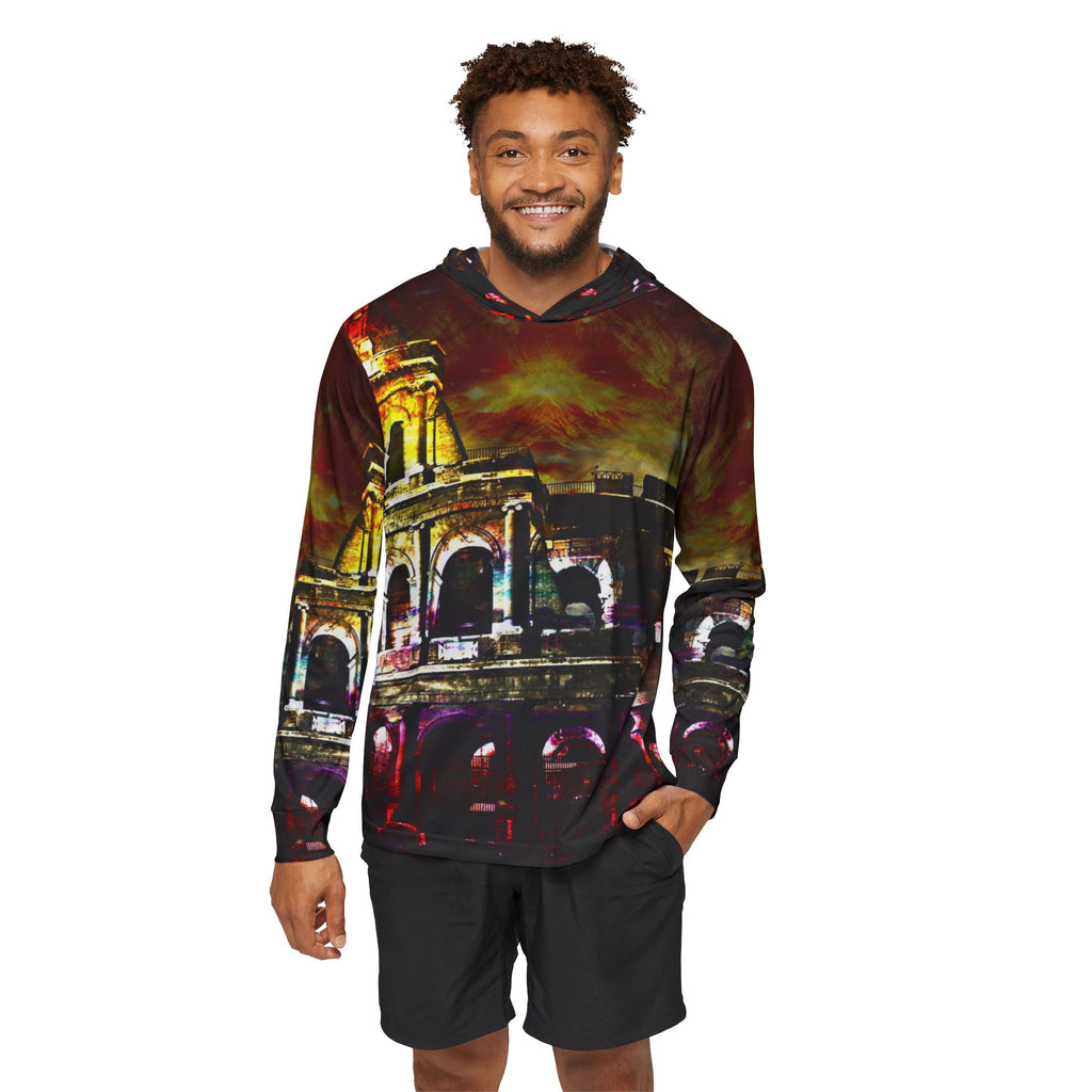 Rise Again Dreams of Roman Patterns Past Men's Warmup Hoodie