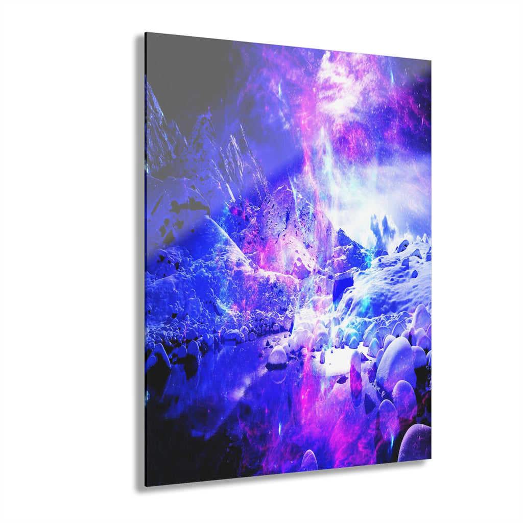 Amethyst Yule Night Dreams Acrylic Prints (French Cleat Hanging)