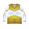 Katerina's Golden Moment Desires 2021 Women's Long Sleeve V-neck Shirt