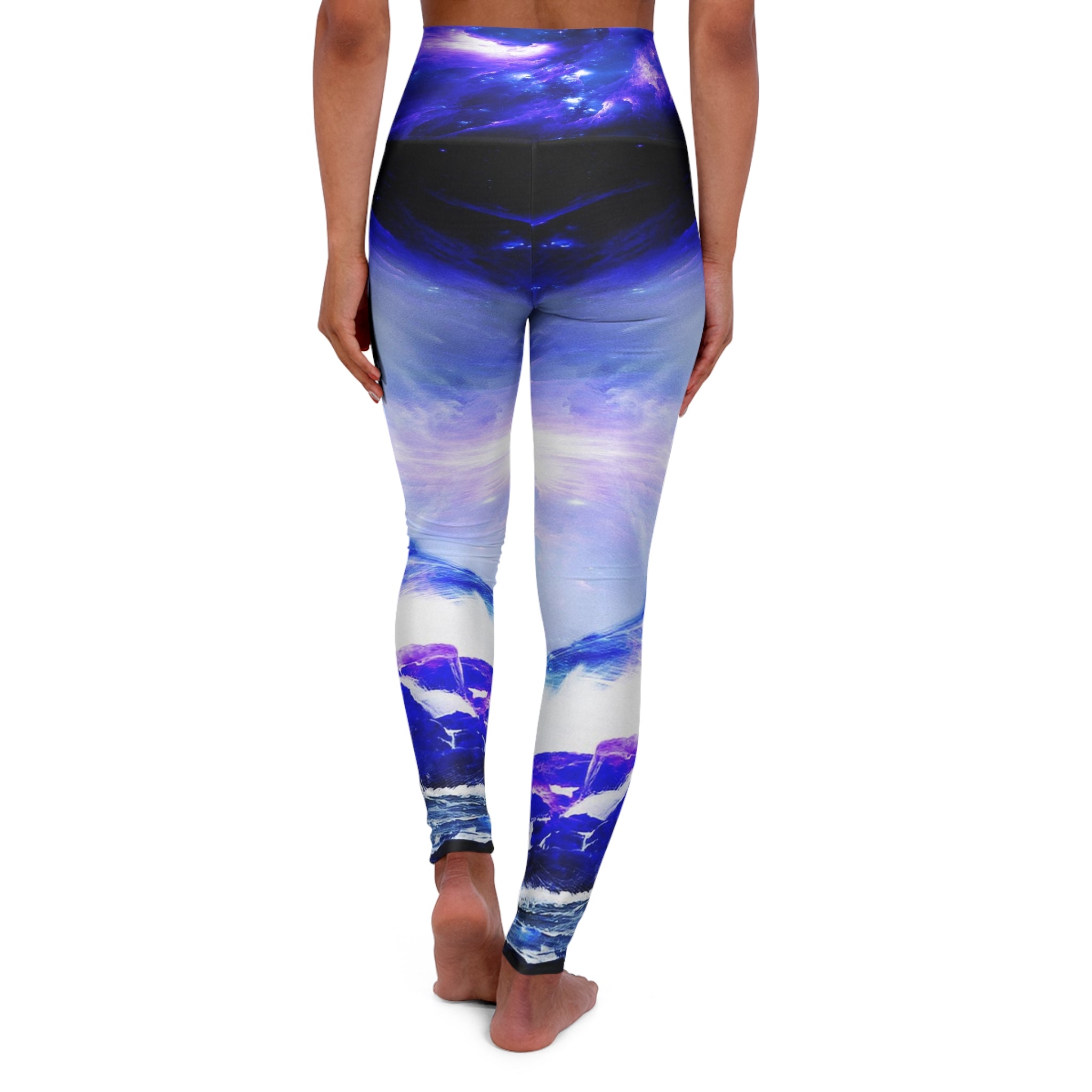 Amethyst Sapphire Serenity Bay Dreams High Waisted Yoga Leggings