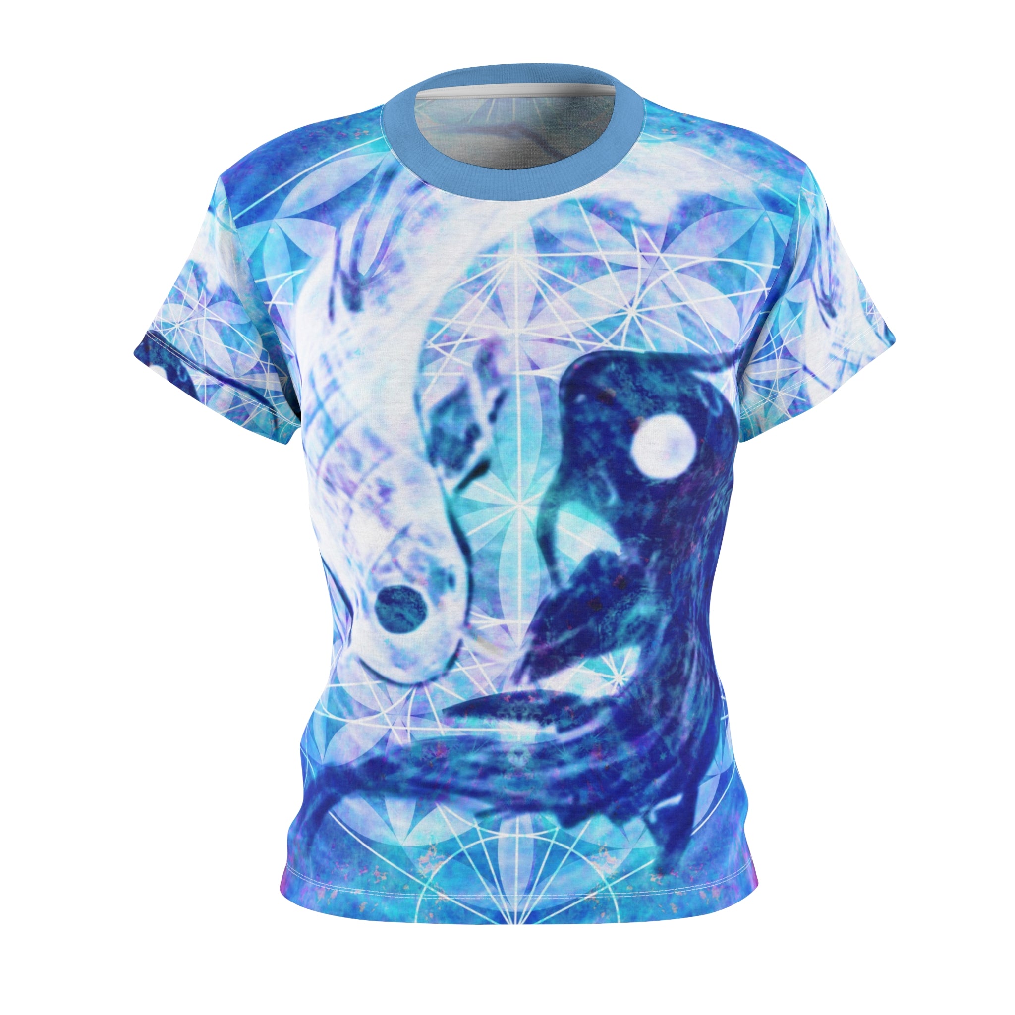 Amen Jin's Lotus Koi Meditations Women's Tee