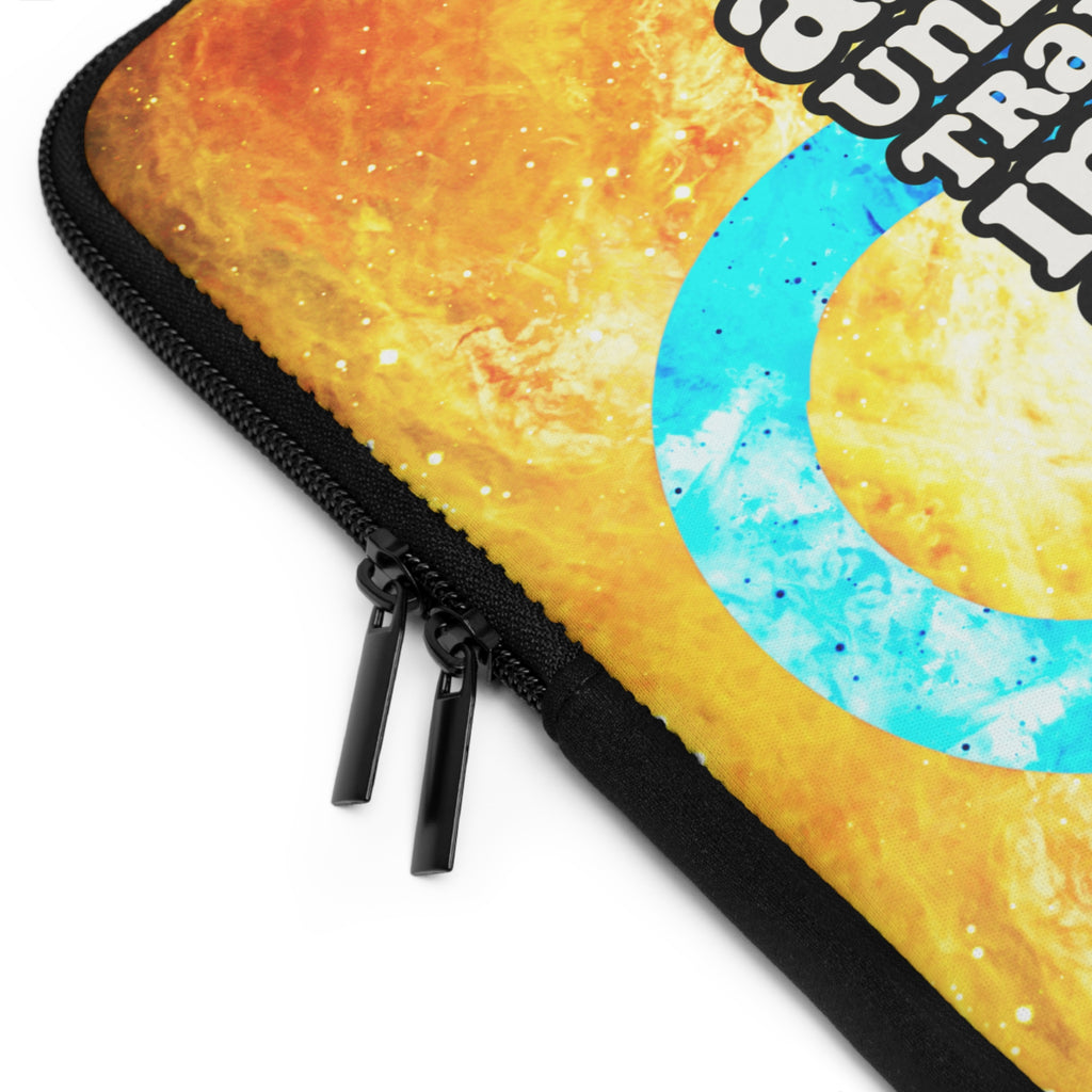 Katerina's Autistic Gold Desires "You Say Autistic" Laptop Sleeve