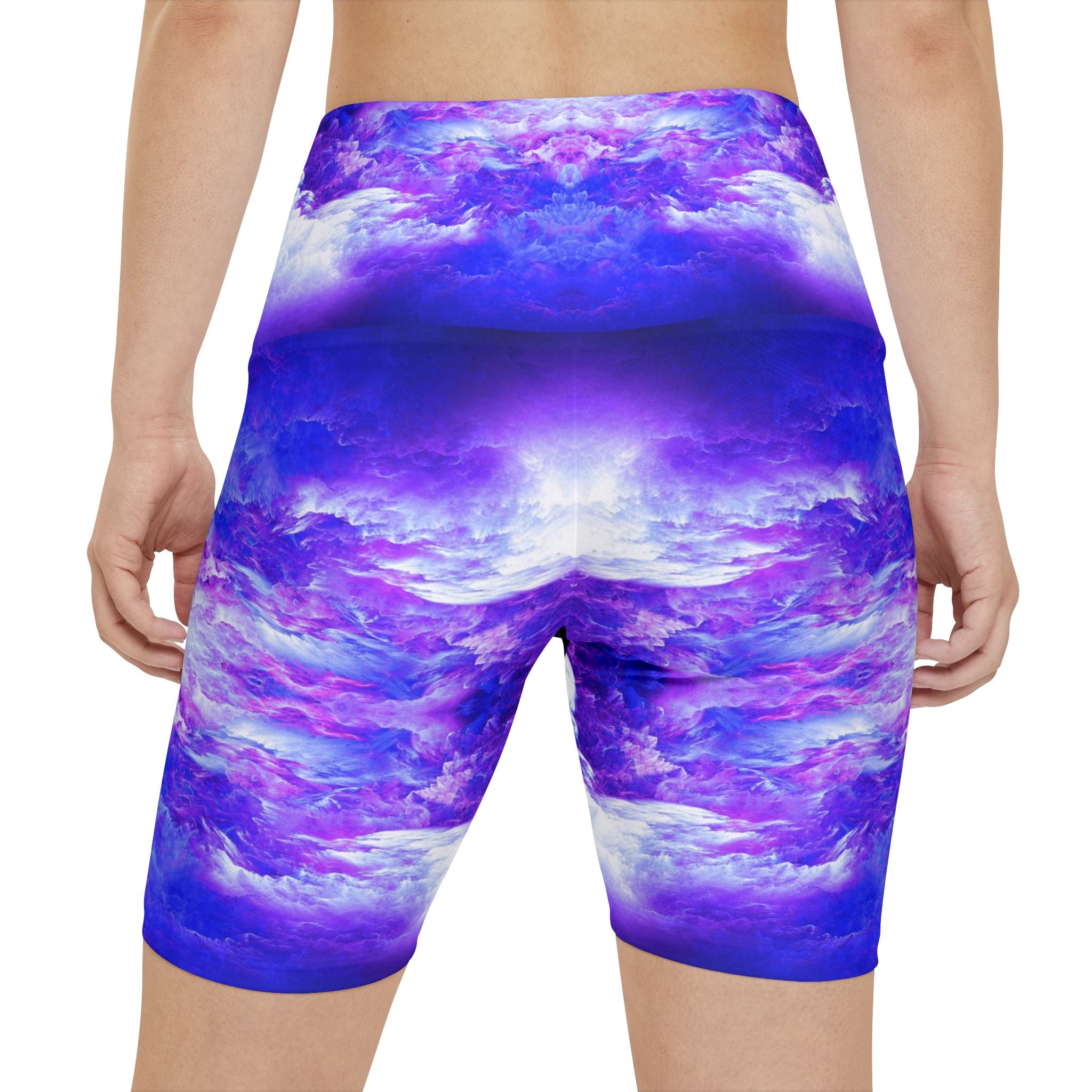 Katerina's Periwinkle Desires Women's Workout Shorts