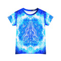 Amen Jin's Blue Sun Cosmic Meditations Women's Short Sleeve Shirt