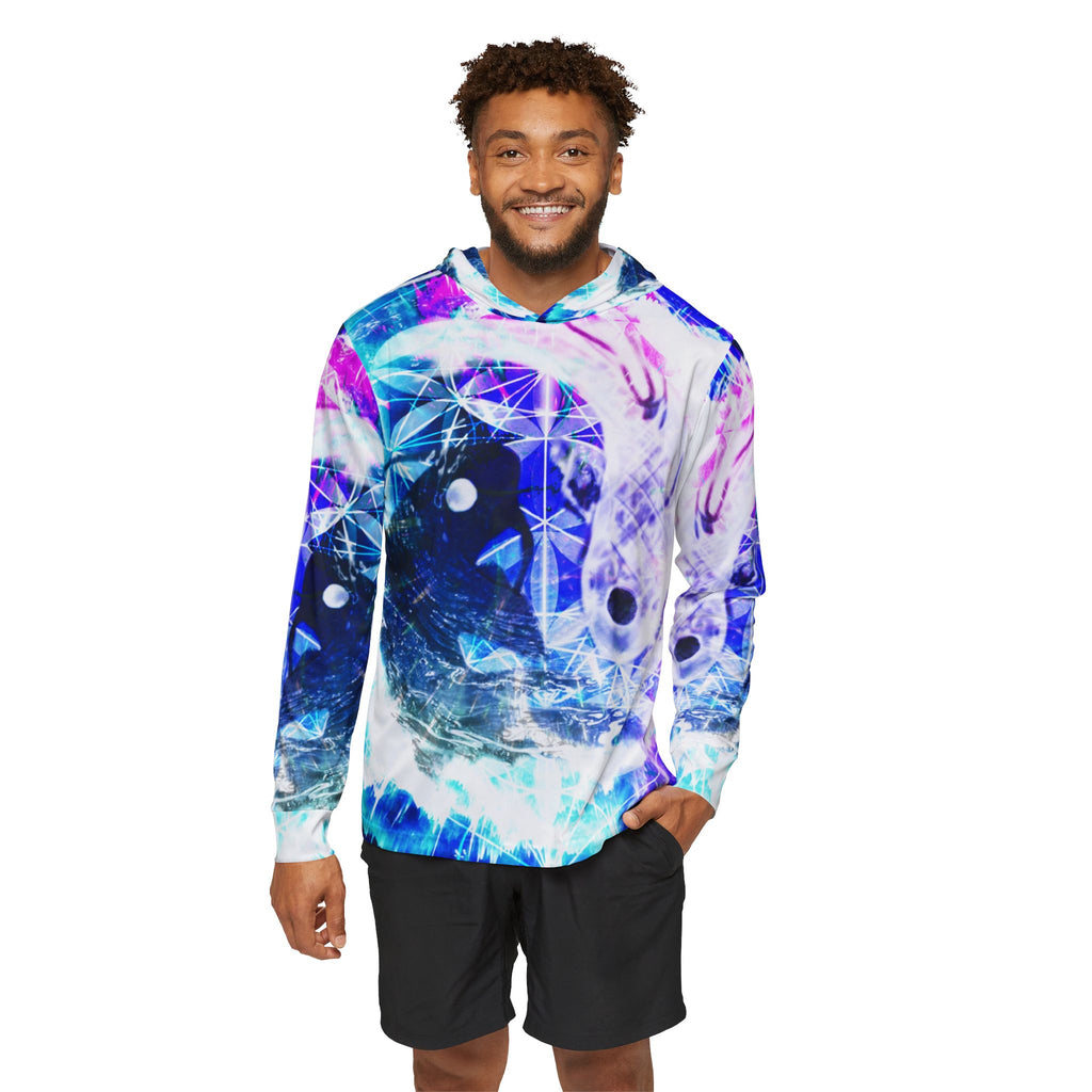 Creation's Koi Meditations Men's Sports Warmup Hoodie