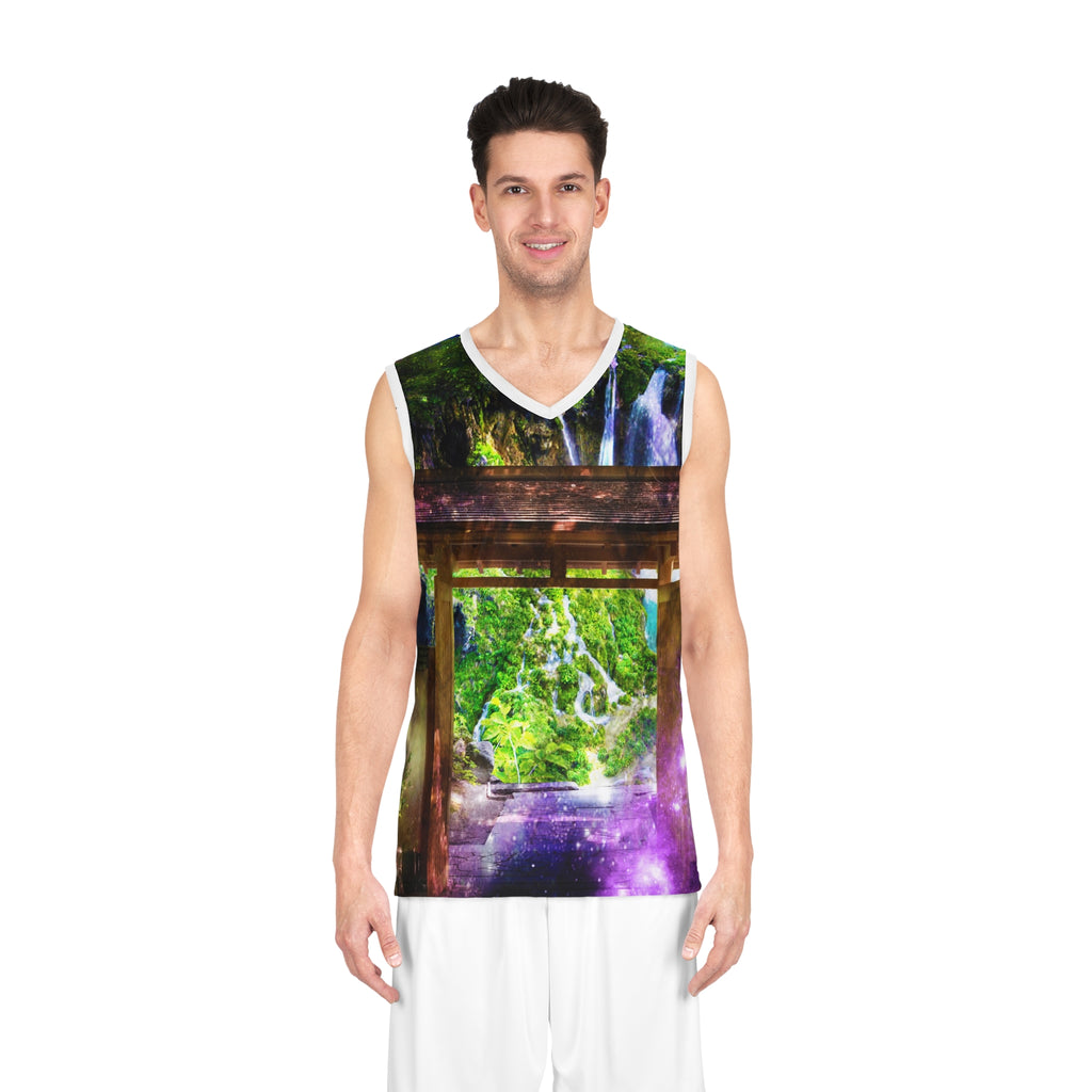Rainbow Universe Pathway to Paridise Dreams Basketball Jersey
