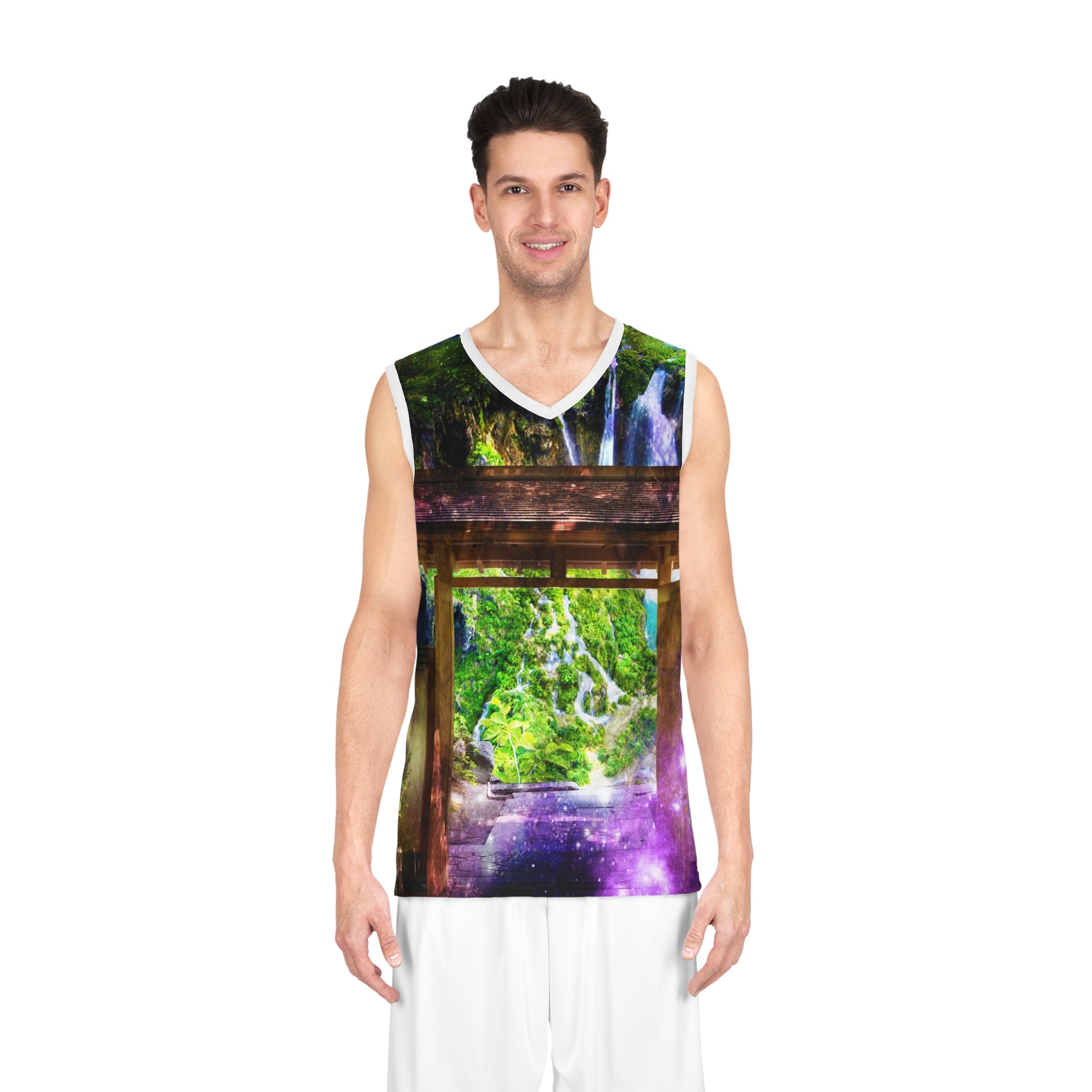 Rainbow Universe Pathway to Paridise Dreams Basketball Jersey