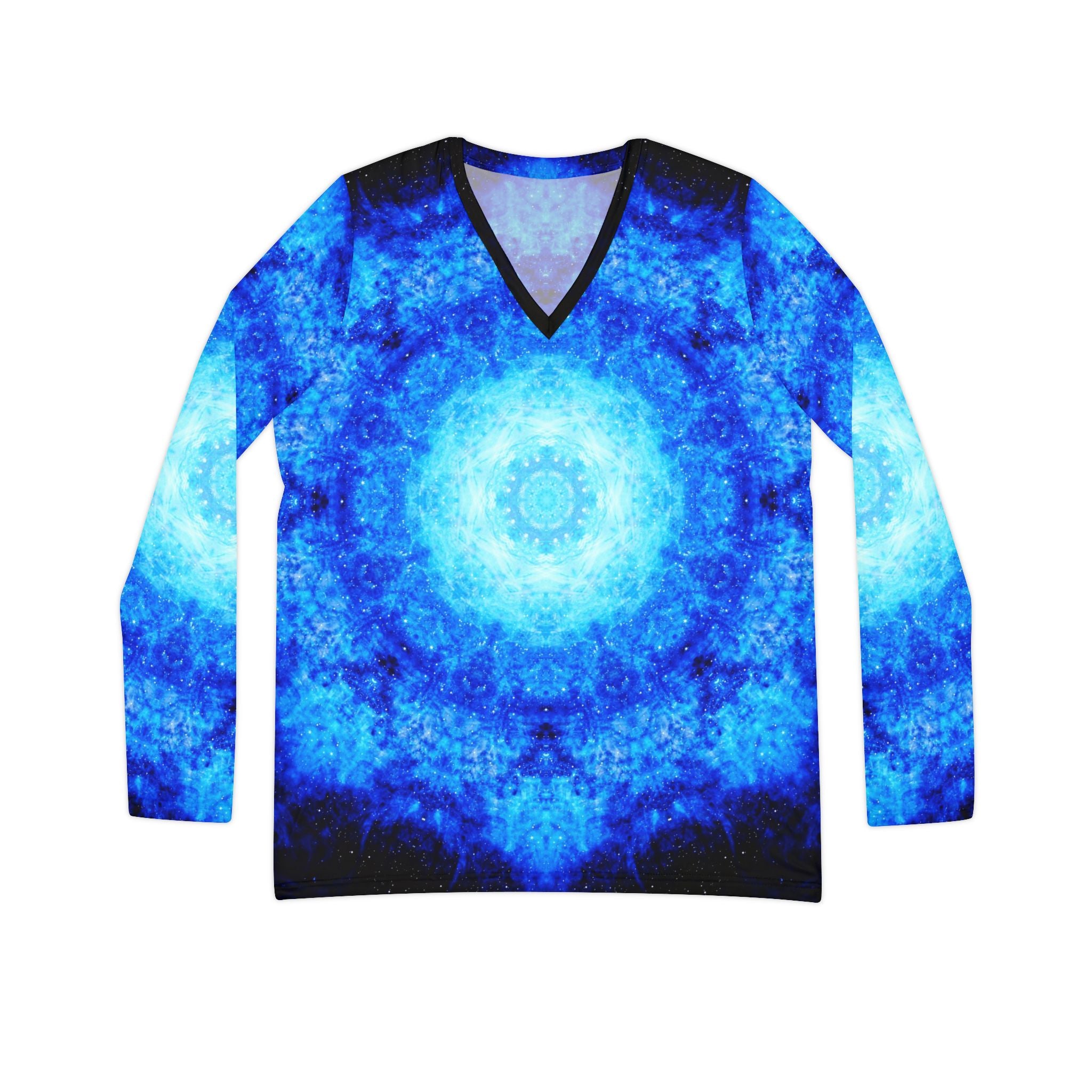 Lexi's Noel Nouvelet Desires Long Sleeve V-neck Shirt