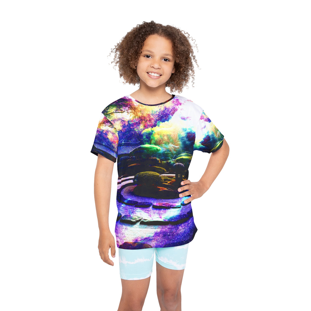 Spirited Marie Tranquil Garden Dreams Kids Sports Jersey