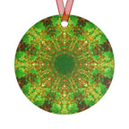 Katerina's Yule Lighted String Desires Metal Ornaments