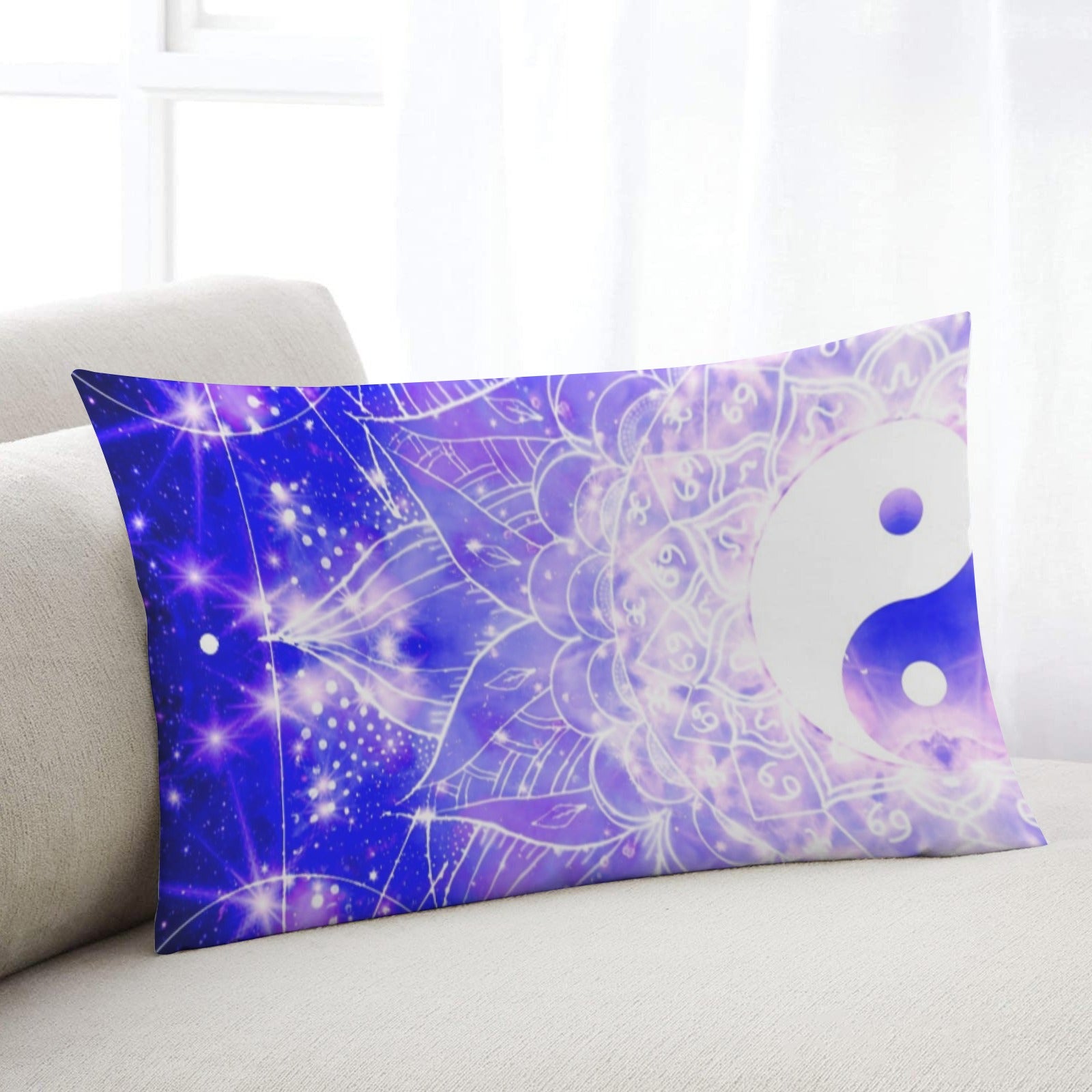 Katerina's Psyche Yin Yang Meditations Pillow Case 36" x 20"  | Ships from USA