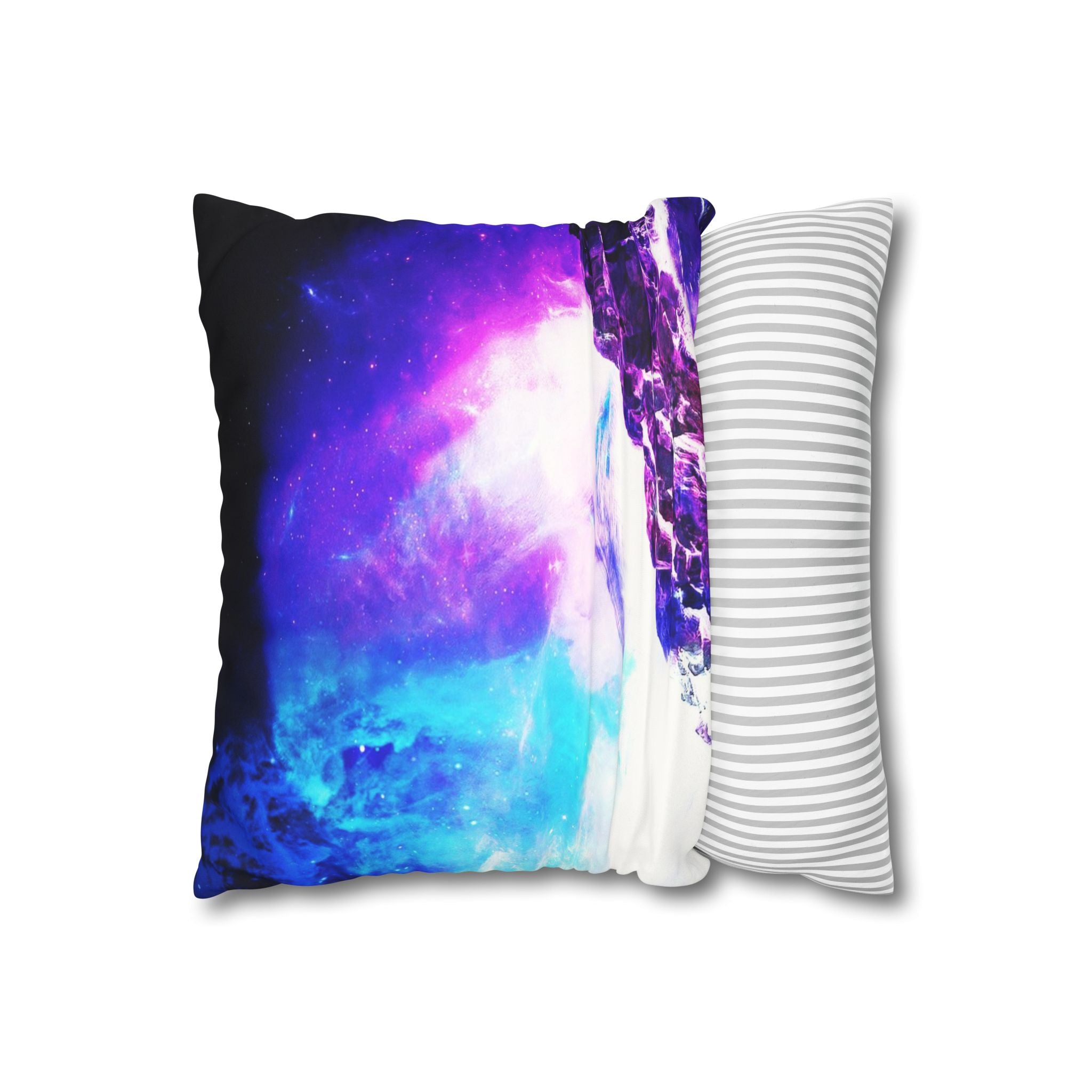 Creation's Heaven Serenity Bay Dreams Faux Suede Square Pillow Case