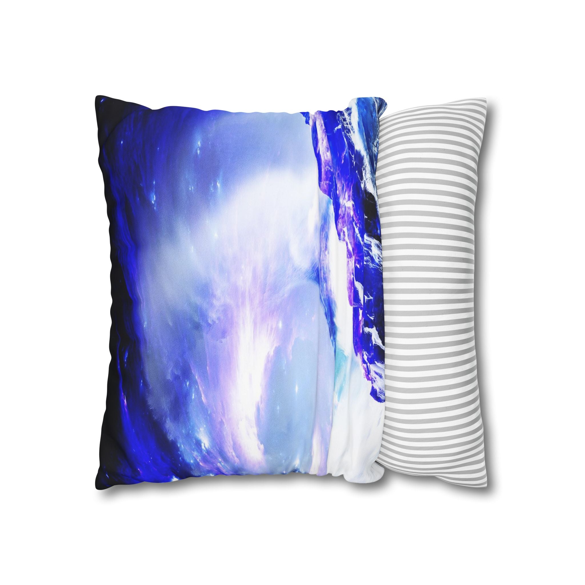 Amethyst Sapphire Serenity Bay Dreams Spun Polyester Pillowcase