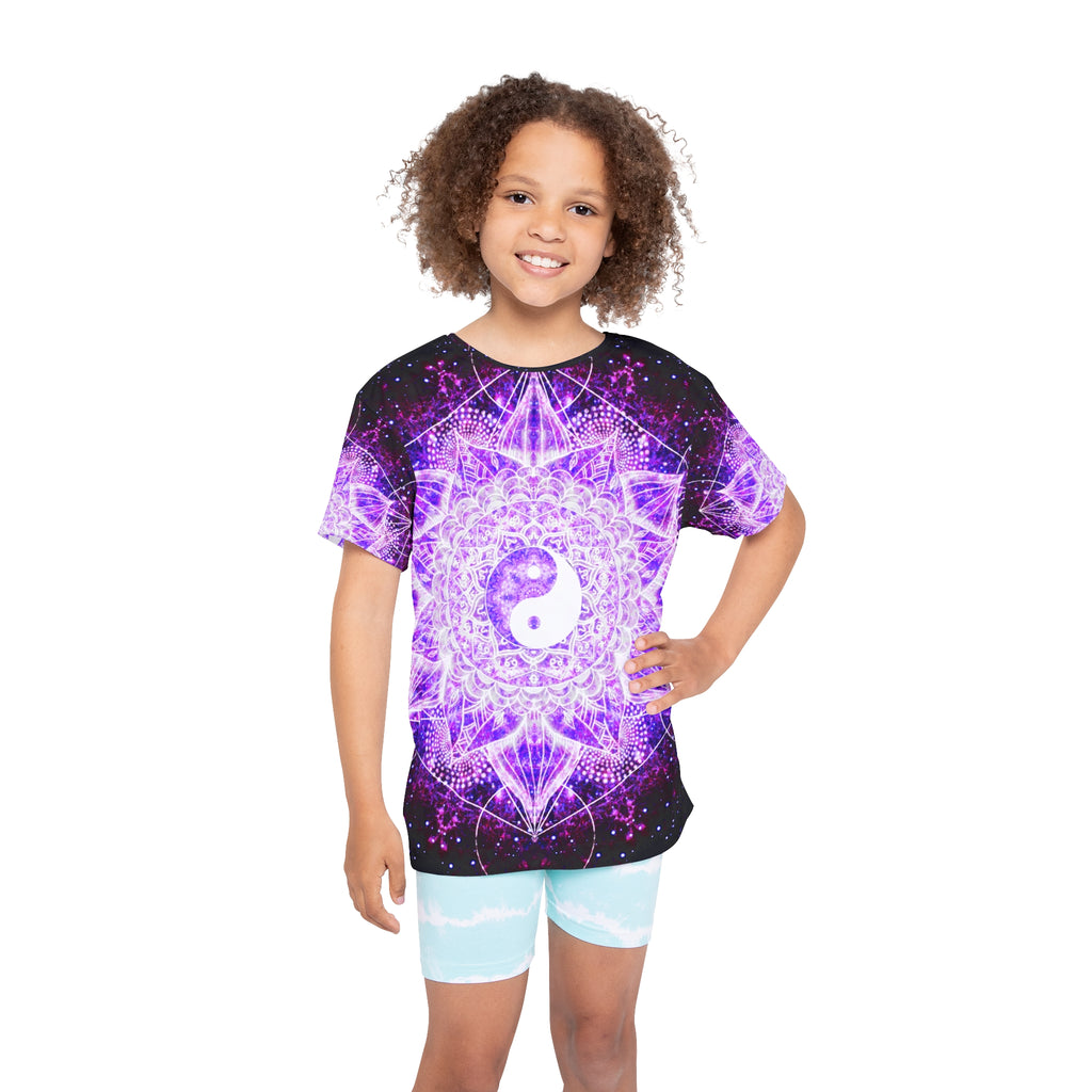 Sahasara Desires Yin Yang Meditations Kids Sports Jersey