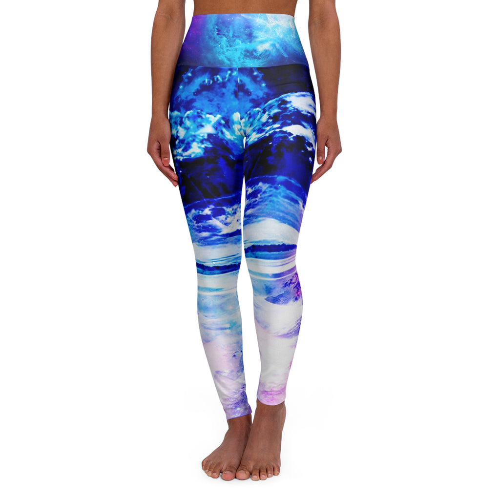 Creation's Heaven Dancing Sea Dreams High Waisted Yoga Leggings