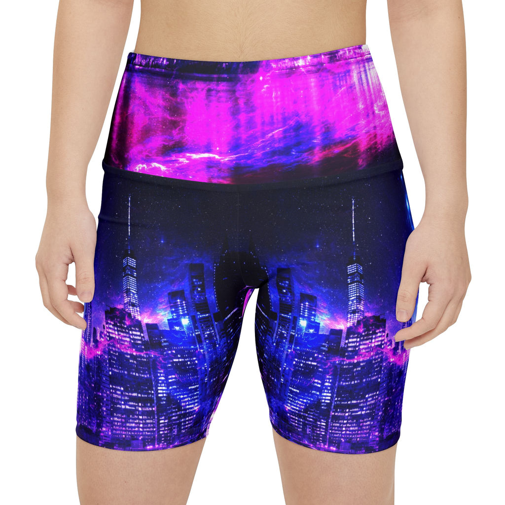 Amethyst New York Dreams Women's Workout Shorts