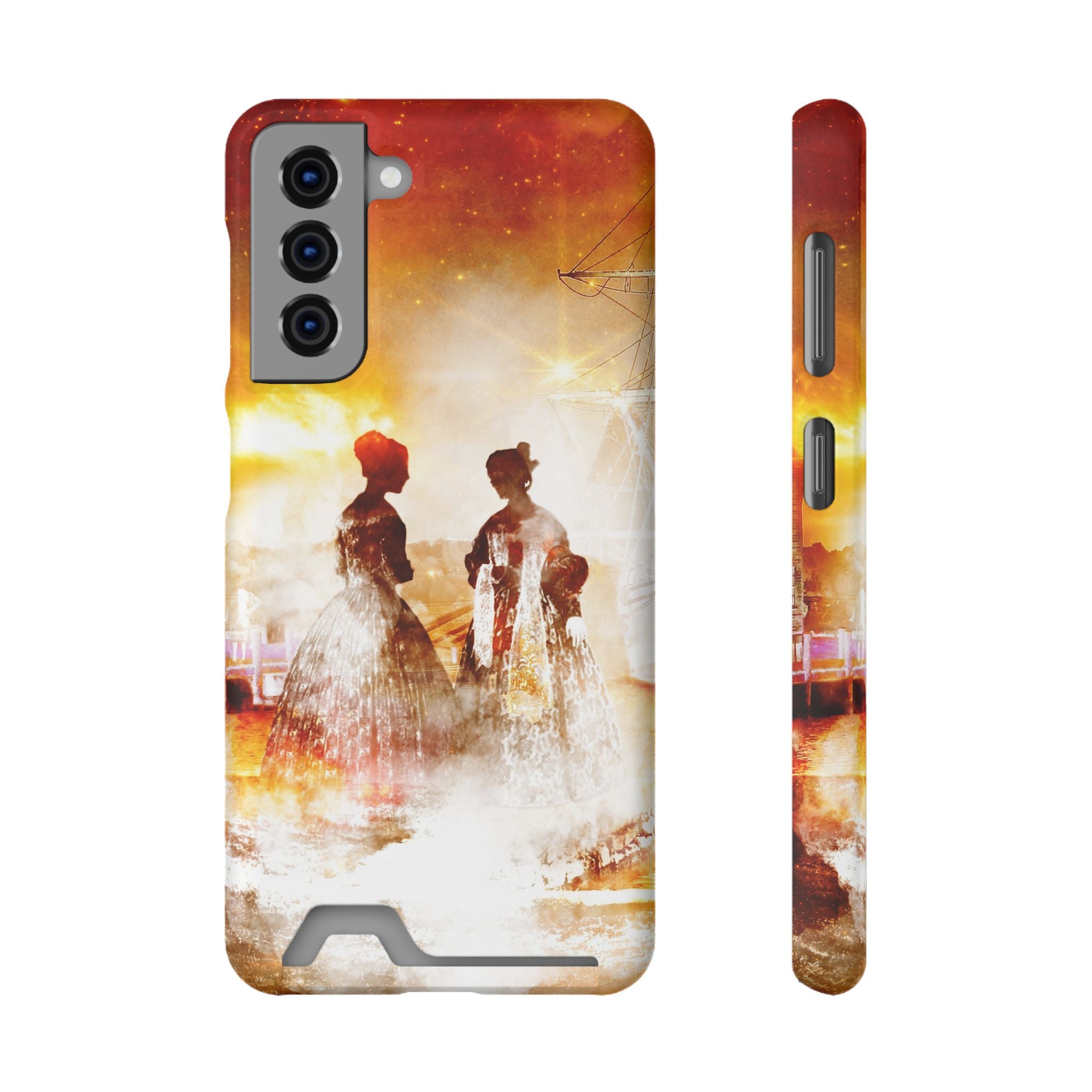 Samhain Eve Salem Harbor Dreams Phone Case With Card Holder
