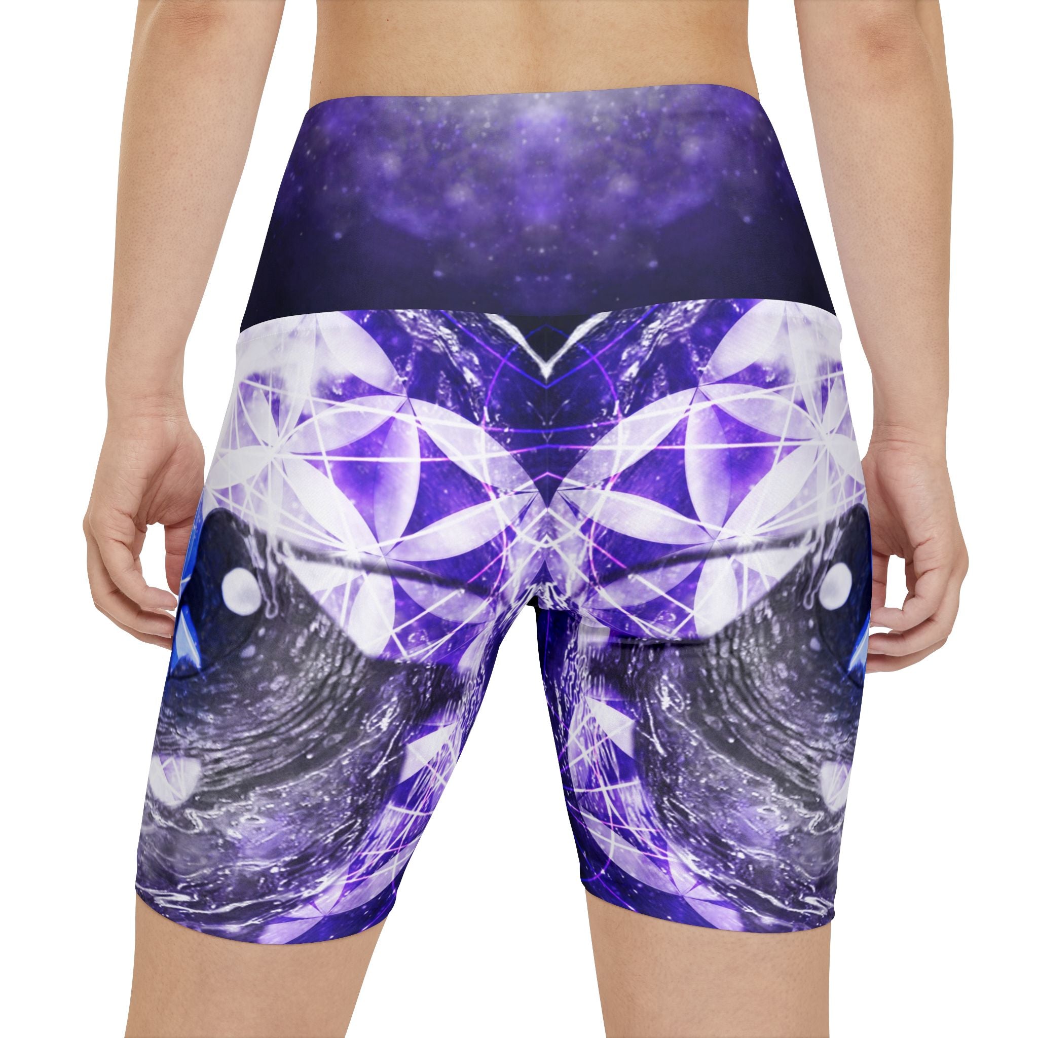 Katerina's We Will Go Home Koi Meditations Women's Workout Shorts