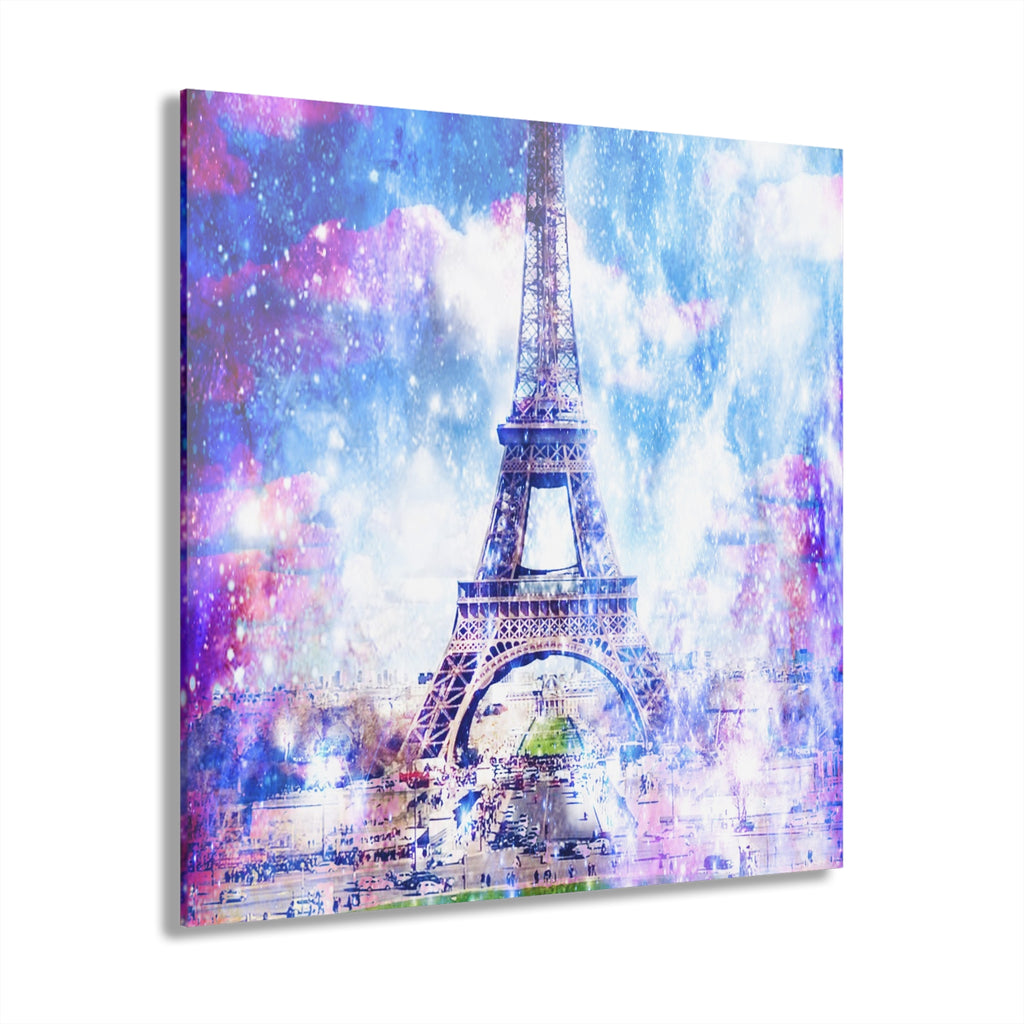 Rainbow Universe Parisian Dreams Acrylic Prints (French)
