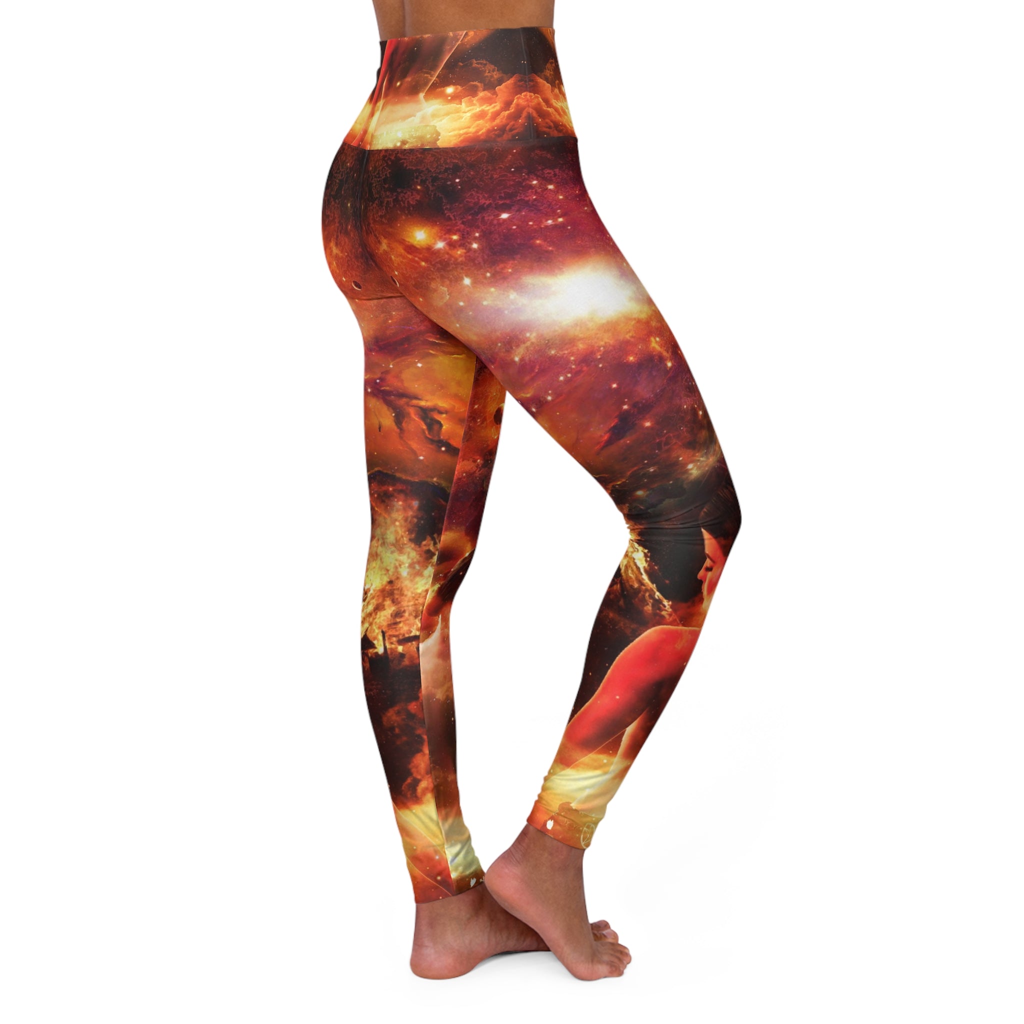 Samhain Magical Night Dreams High Waisted Yoga Leggings