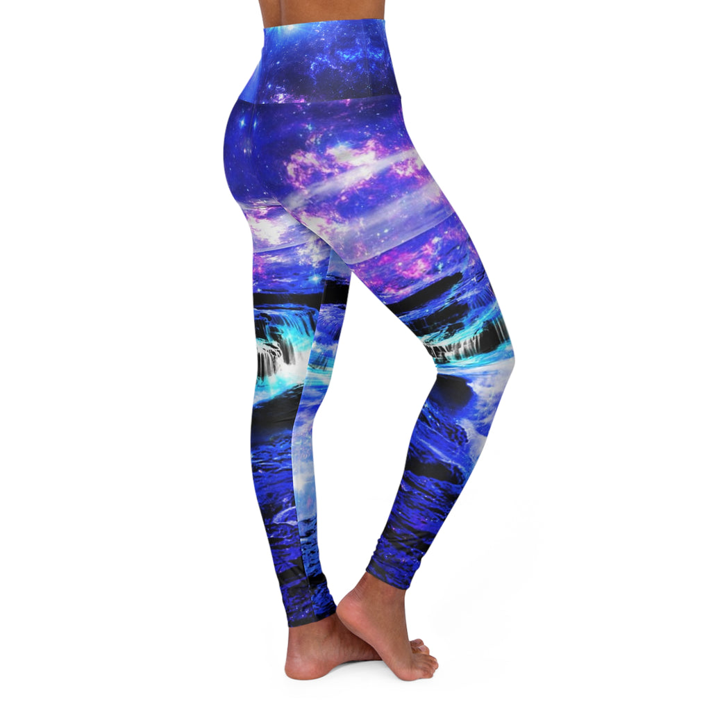 Iridescent Majical Sea Dreams High Waisted Yoga Leggings