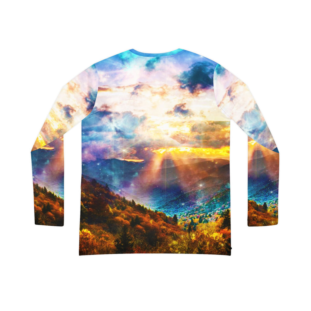Katerina's Smoky Mountain Memories Dreams Women's Long Sleeve V-neck Shirt