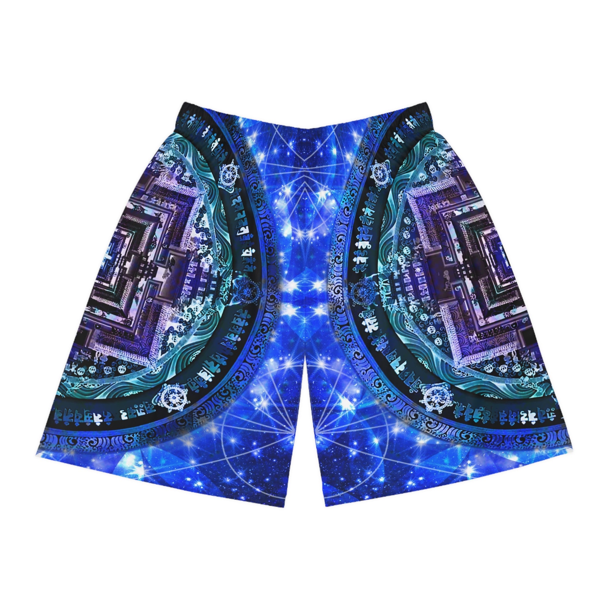 Amen Jin's Katerina's Eros & Psyche Wheel of Time Meditations Basketball Shorts