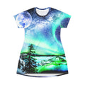 Katerina's Noel Yule Night Dreams T-Shirt Dress