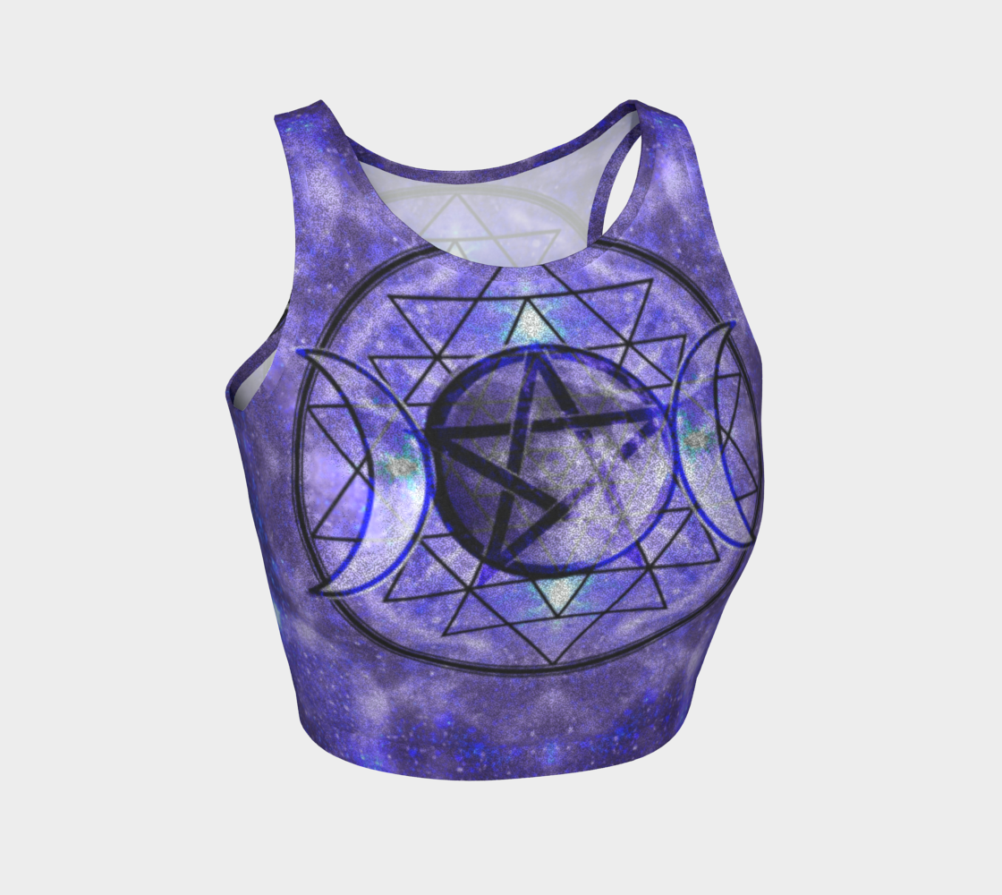 Katerina's Magickal Triple Goddess Meditations Athletic Crop Top