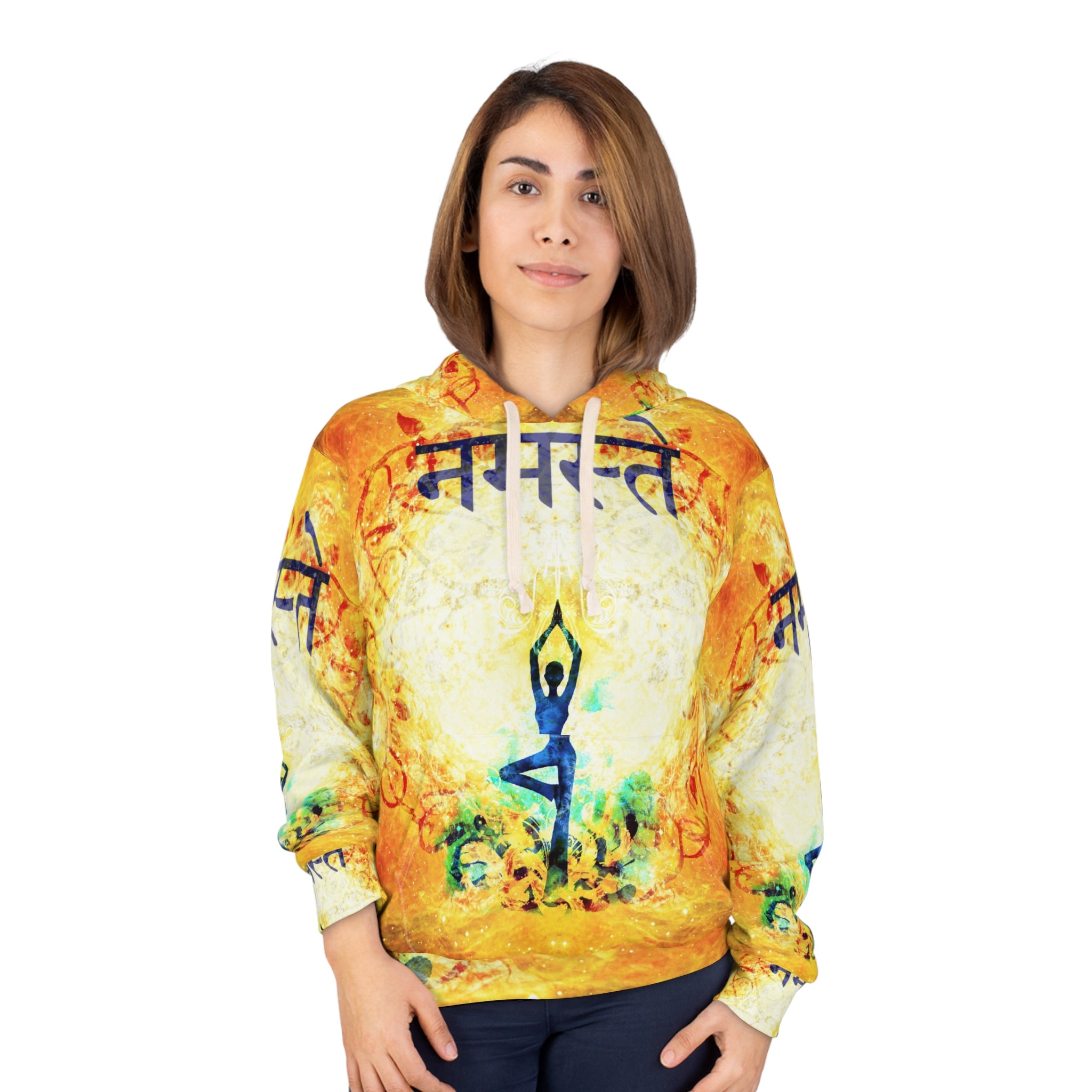 Katerina's Golden Namaste Meditations Unisex Pullover Hoodie