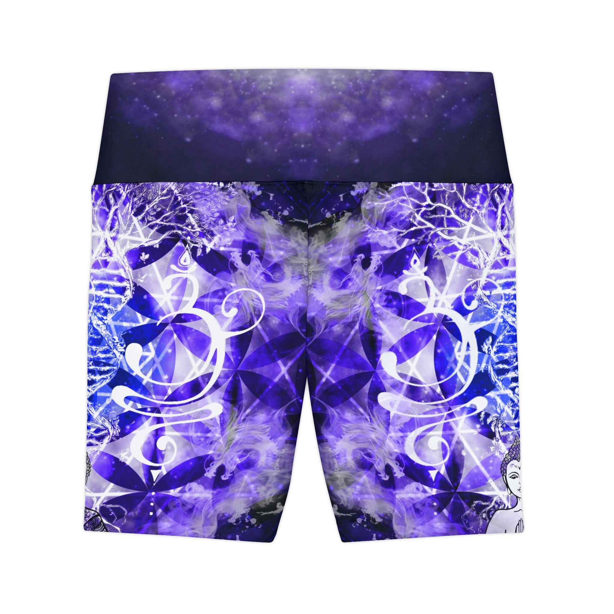 Katerina's We Will Go Home Buddha Meditations Women's Workout Shorts