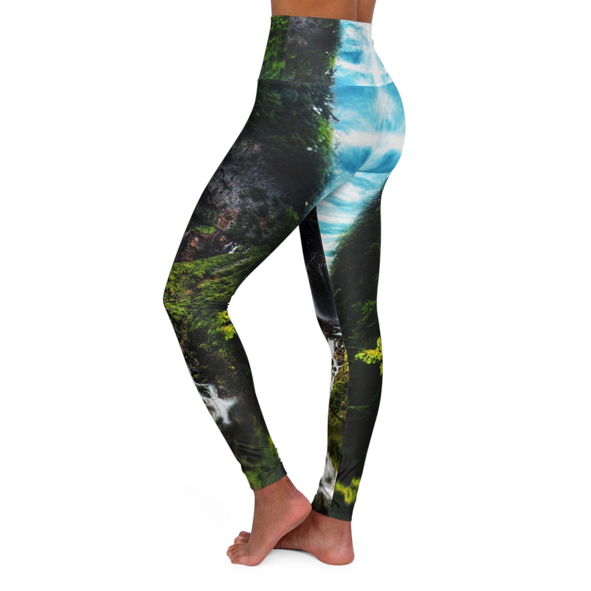 Abalone Lake Dreams High Waisted Yoga Leggings