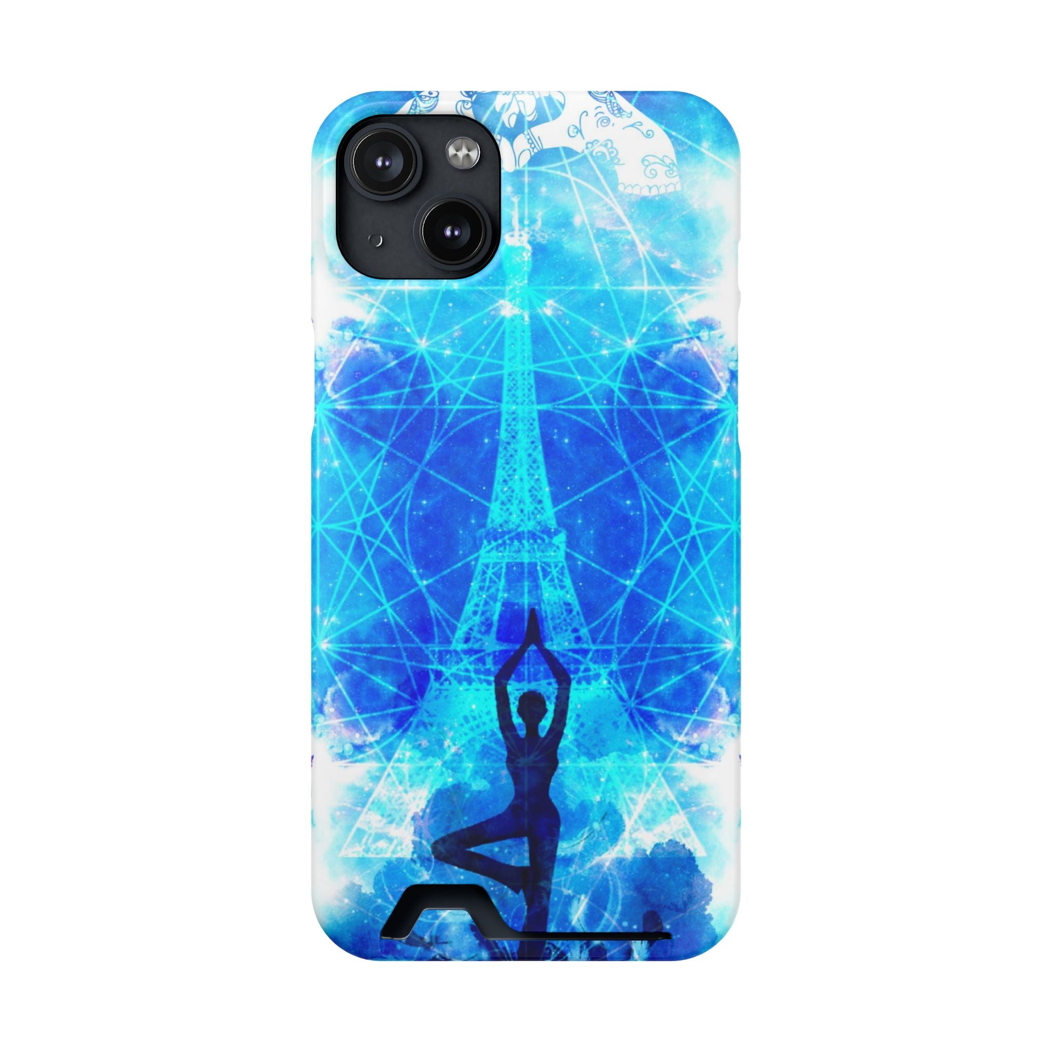 Amen Jin's Mandala of Dragon Fire Parisian Meditations Phone Case W Card Holder