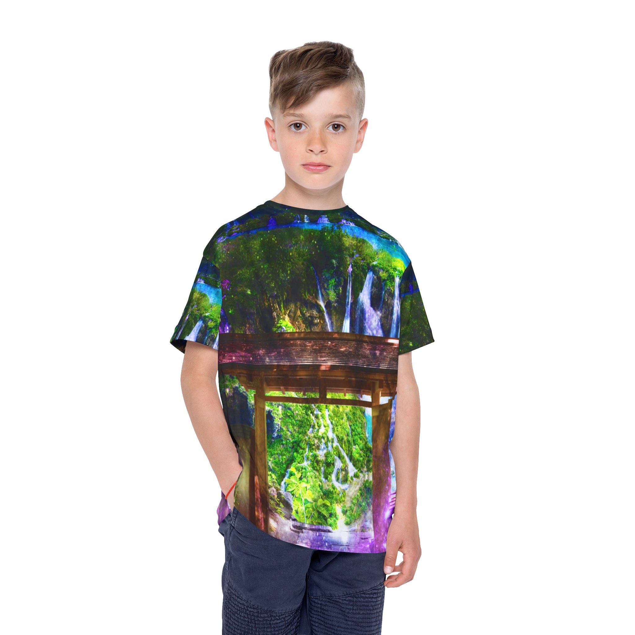 Rainbow Universe Pathway to Paradise Dreams Kids Sports Jersey