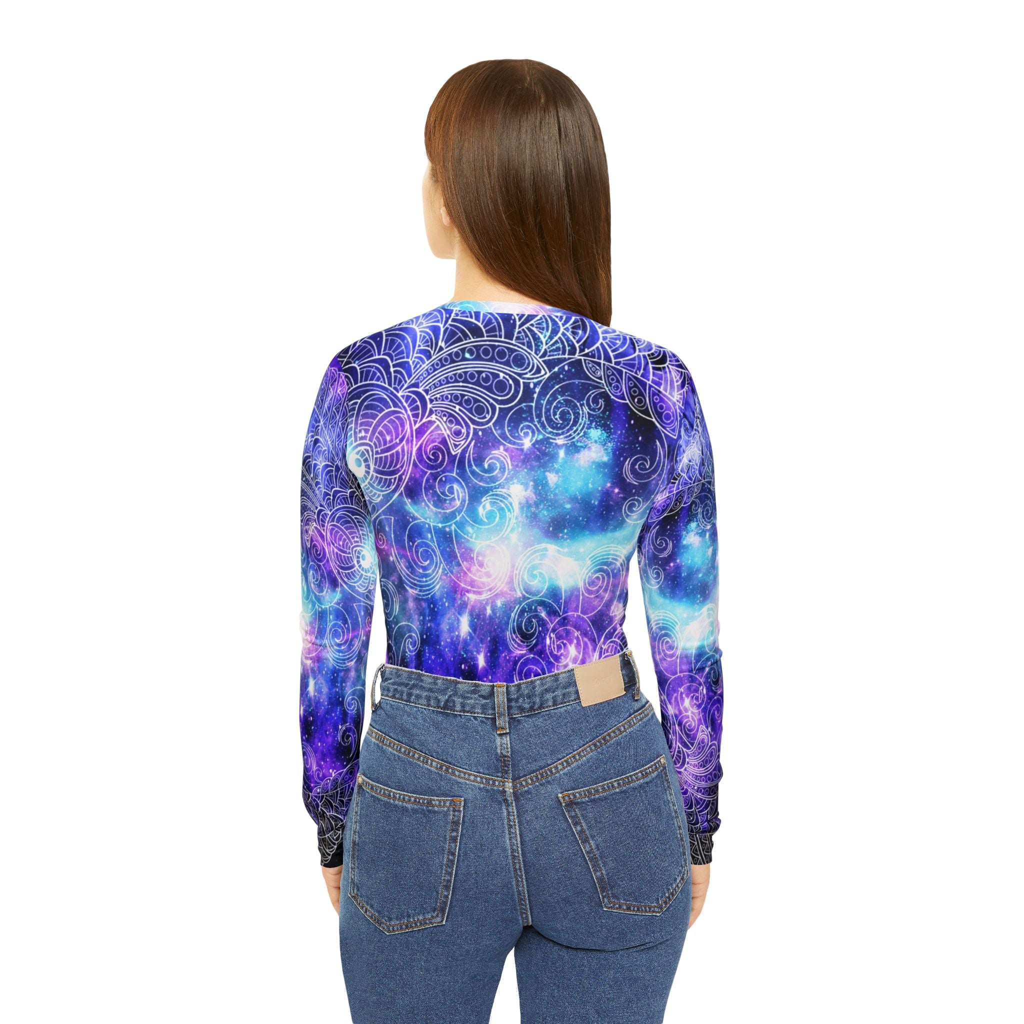 Mystic Koi Dreams Long Sleeve V-neck Shirt