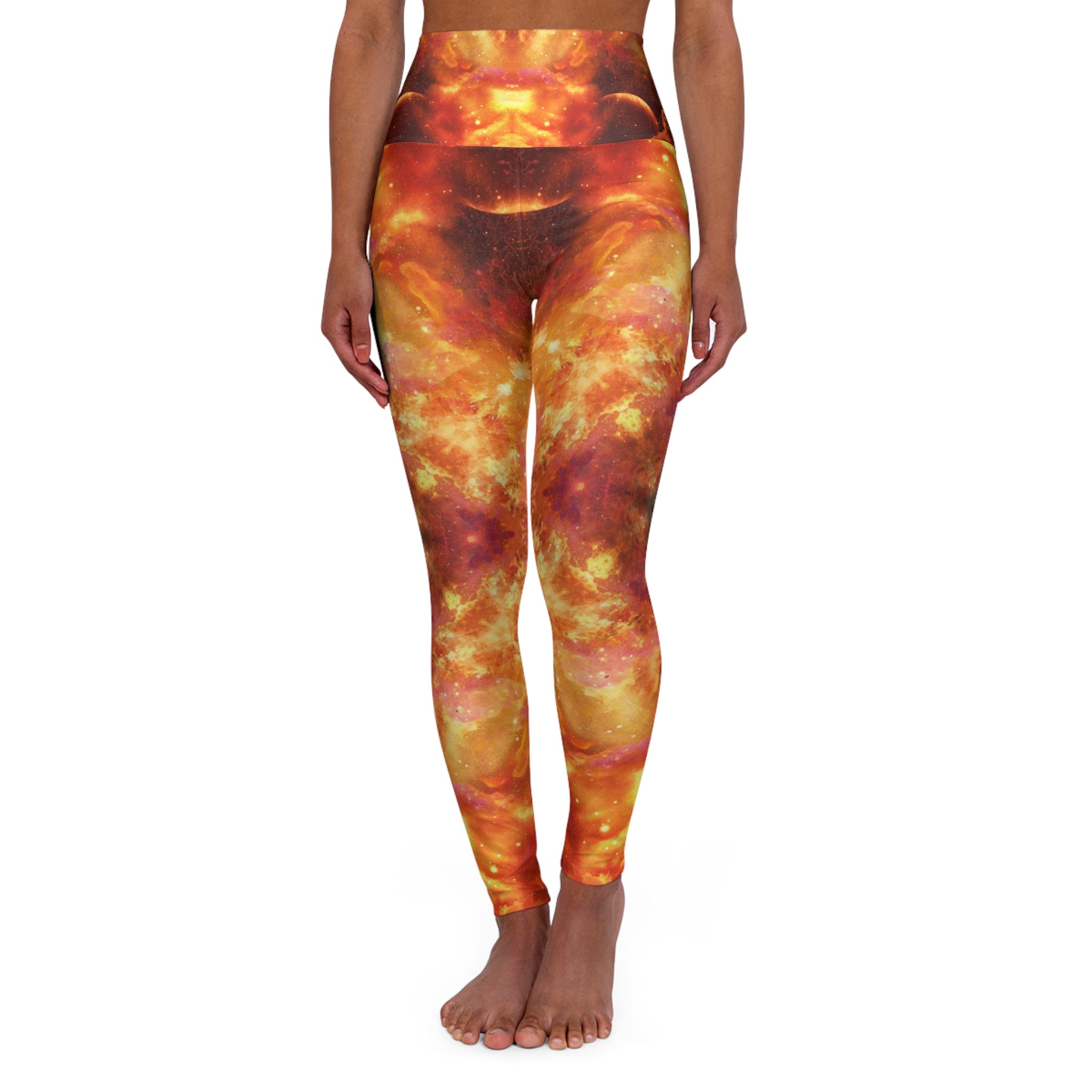 Samhain Night Dreams Desires High Waisted Yoga Leggings