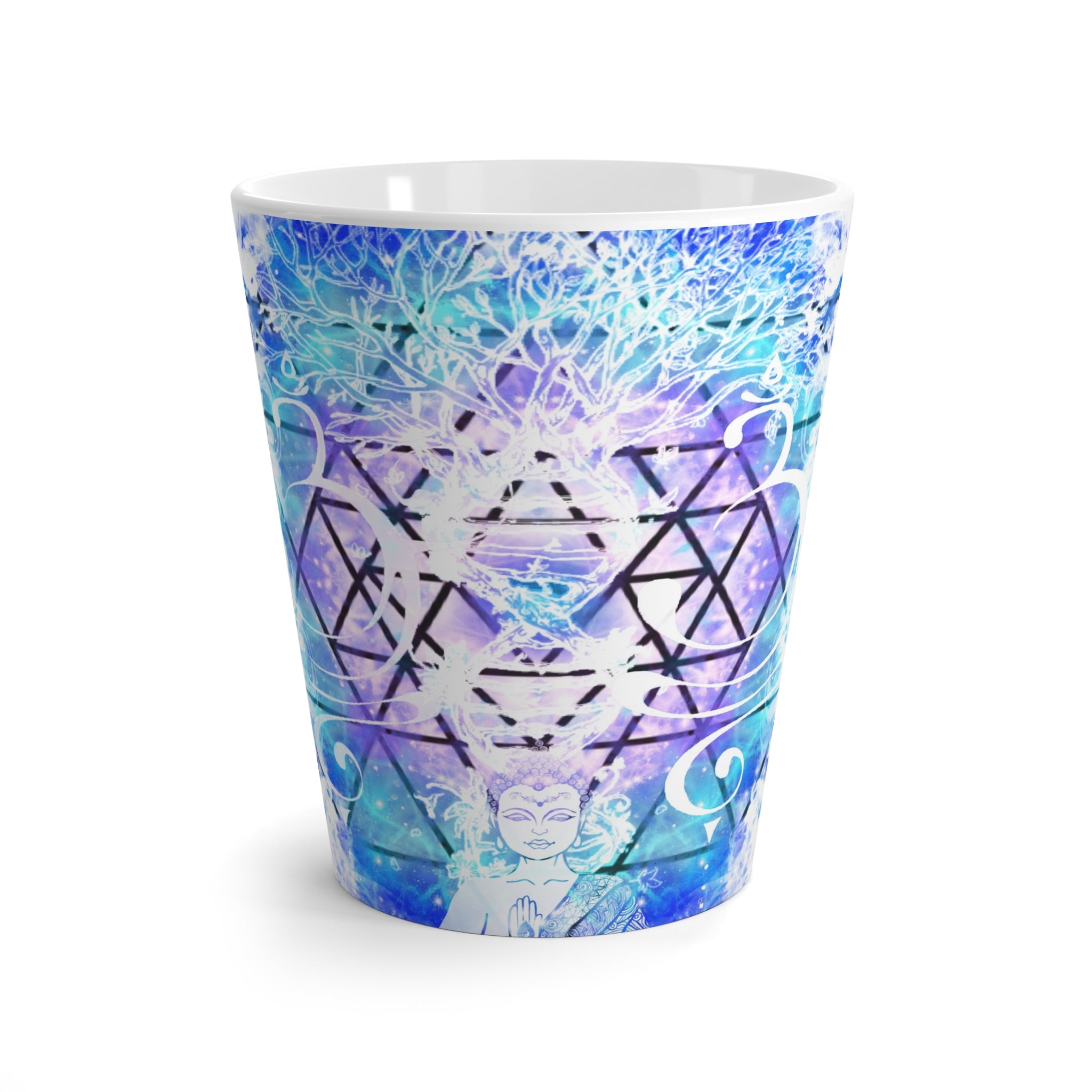 Amen Jin's Katerina's Eros and Psyche Buddha Meditations Latte Mug