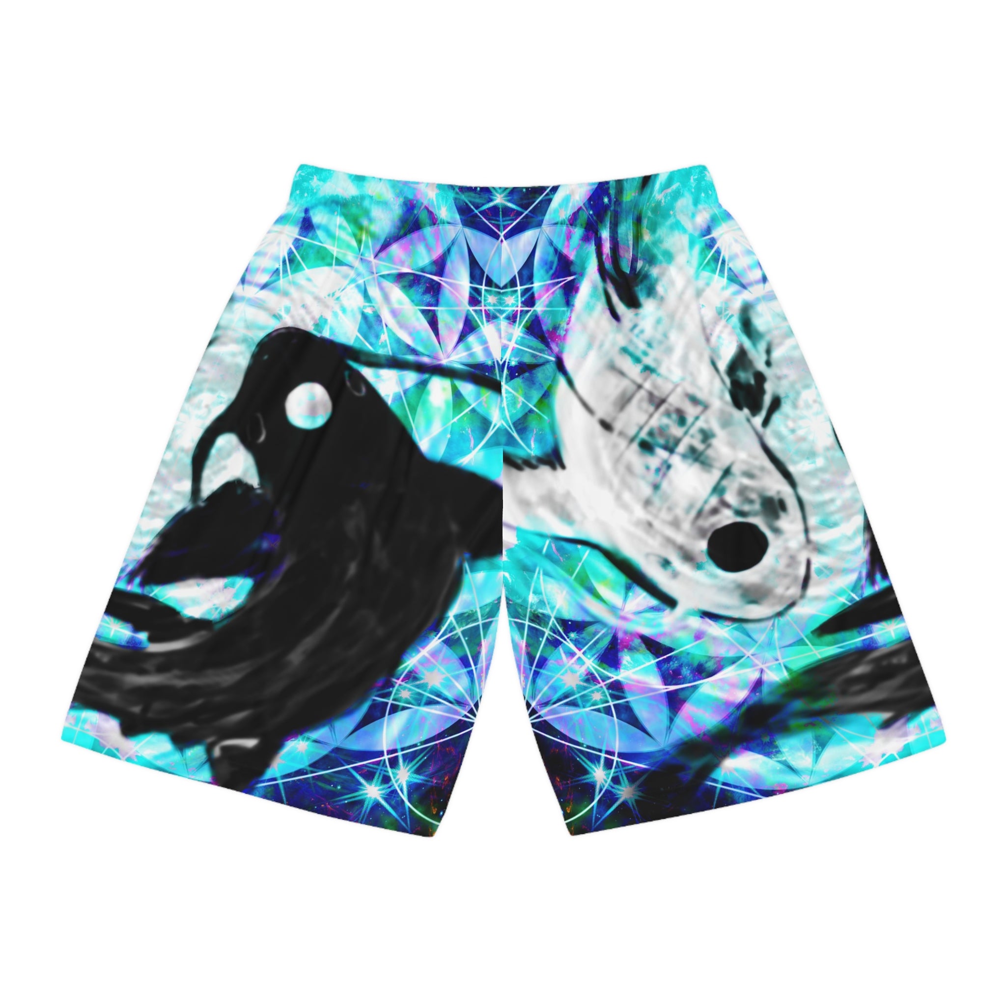 Katerina's Now and Forever Desires Koi Meditations Basketball Shorts