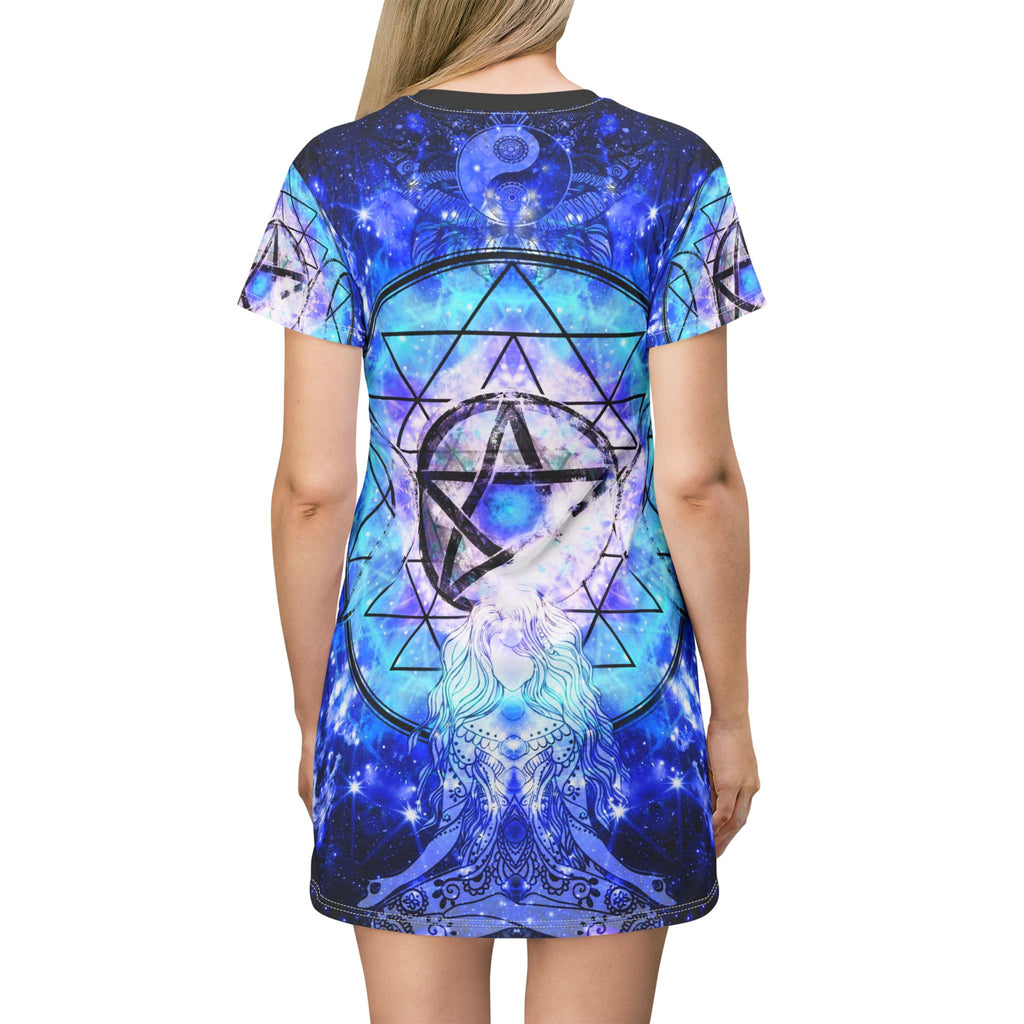 Amen Jin's Katerina's Eros and Pscyche Magickal Meditations T-Shirt Dress