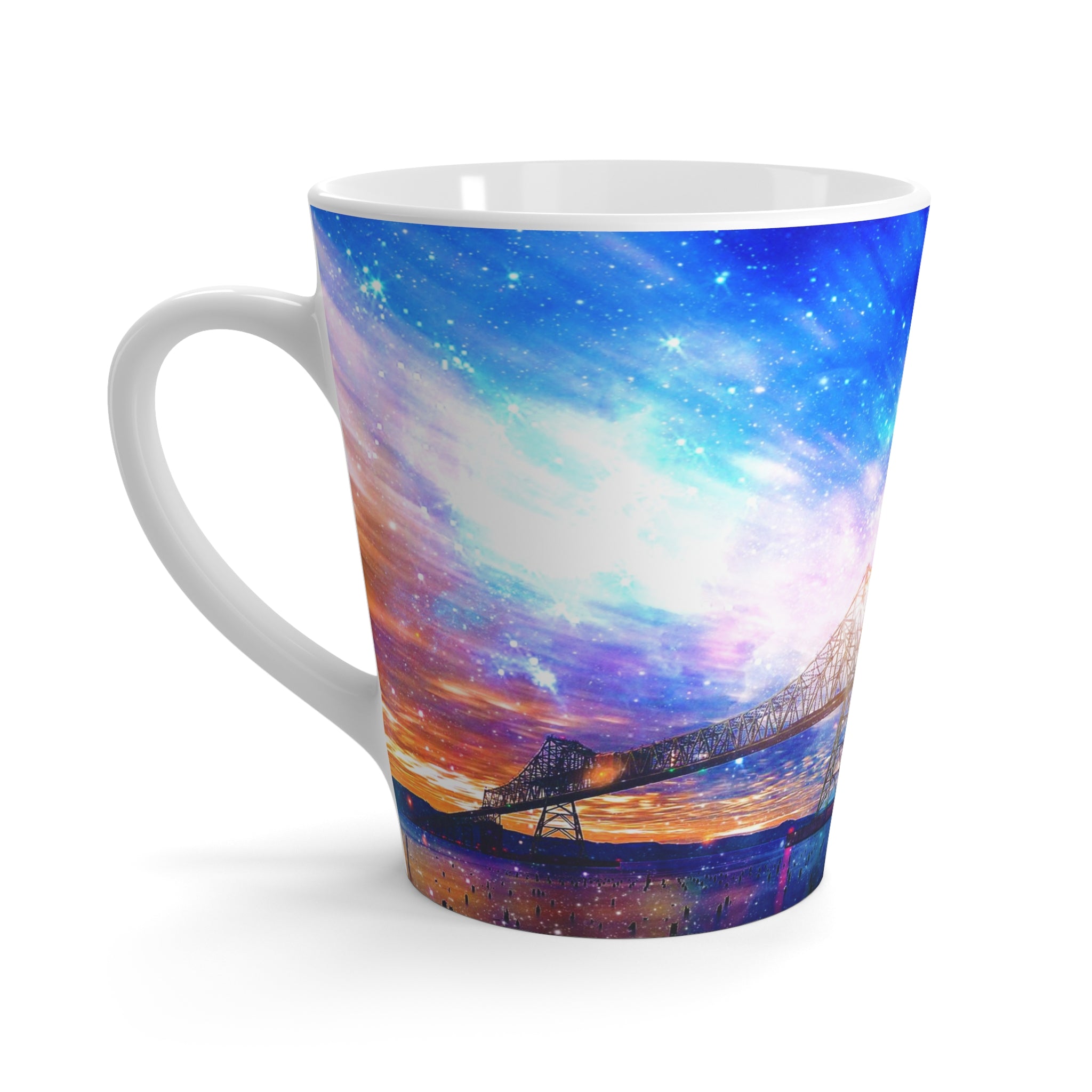 When I Look to the Sky Dreams Latte Mug