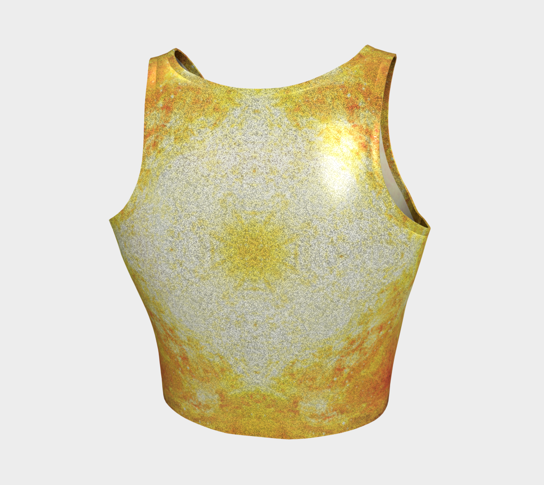 Katerina's Golden Desires Athletic Crop Top