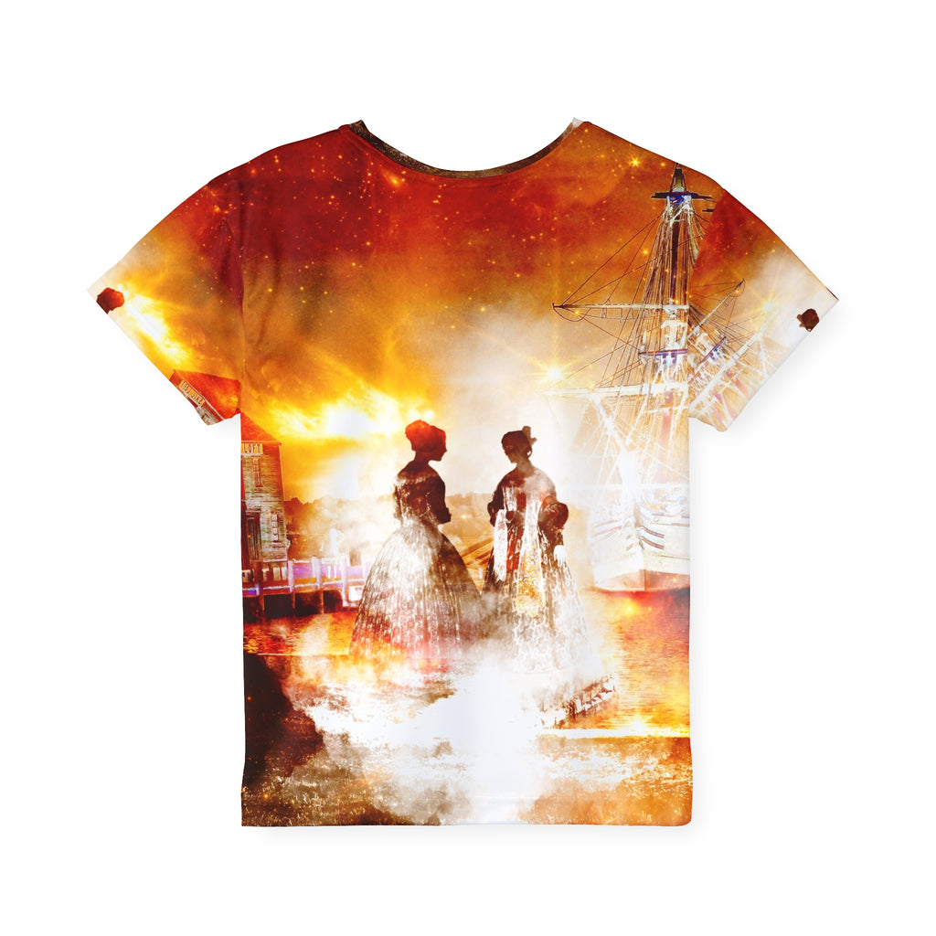 Samhain Salem Harbor Dreams Kid Sport Shirt