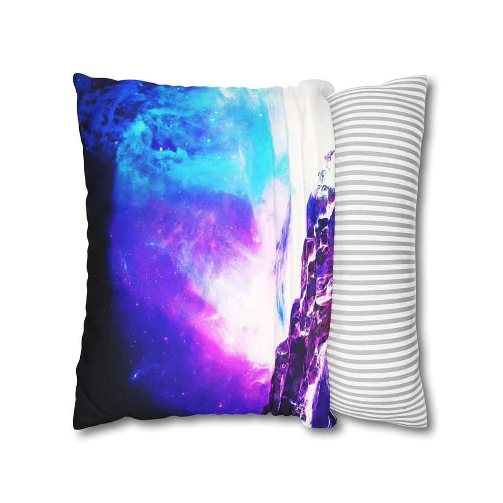 Creation's Heaven Serenity Bay Dreams Faux Suede Square Pillow Case