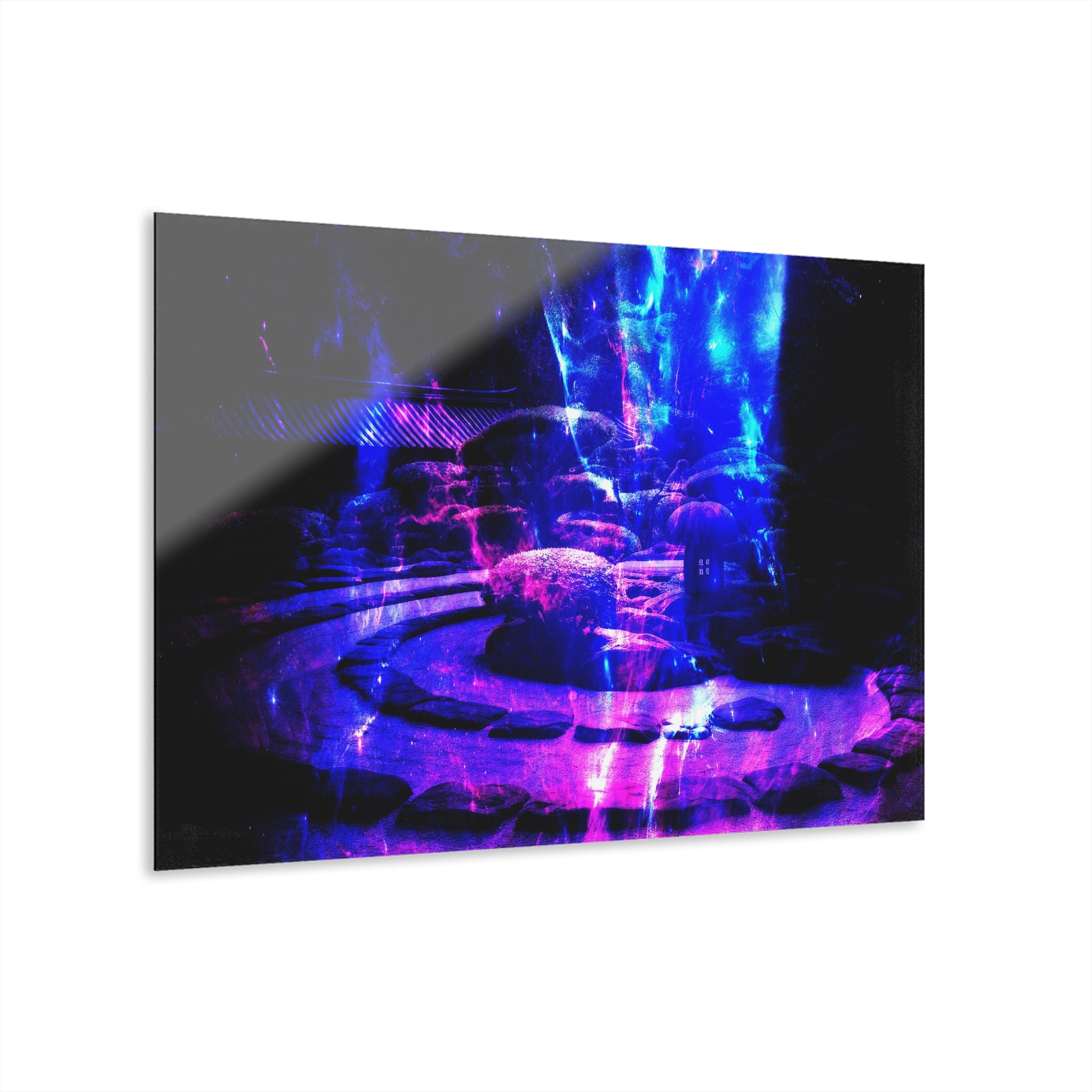 Amethyst Tranquil Garden Dreams Acrylic Prints (French Cleat Hanging)