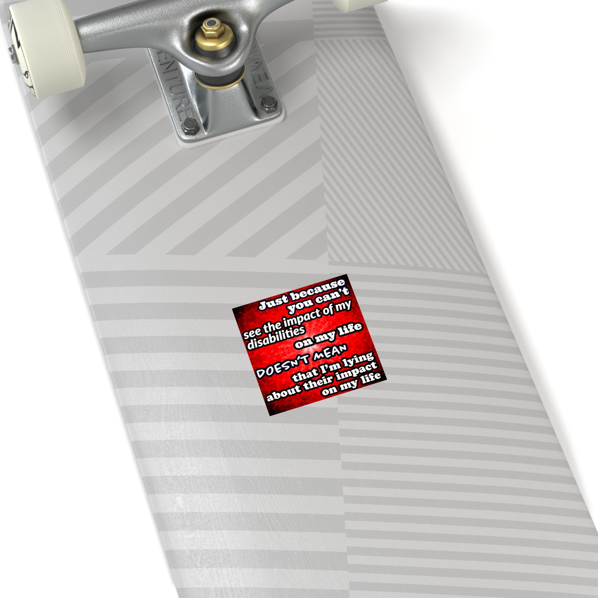Katerina's Battle Symphony Desires 2024 "Just Because You Can't" Square Stickers, Indoor\Outdoor